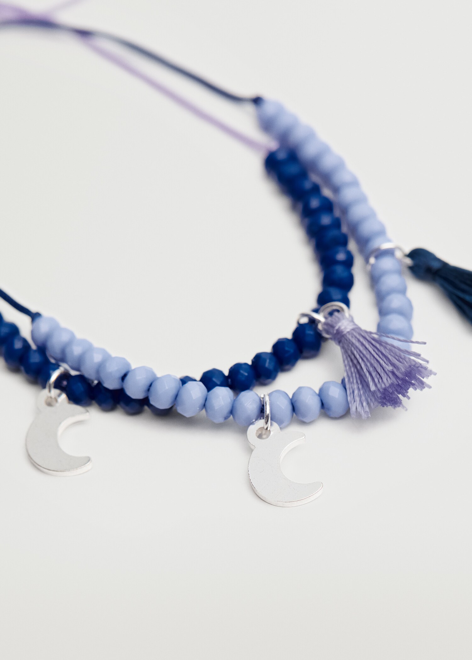 Pulsera abalorios combinados - Plano medio