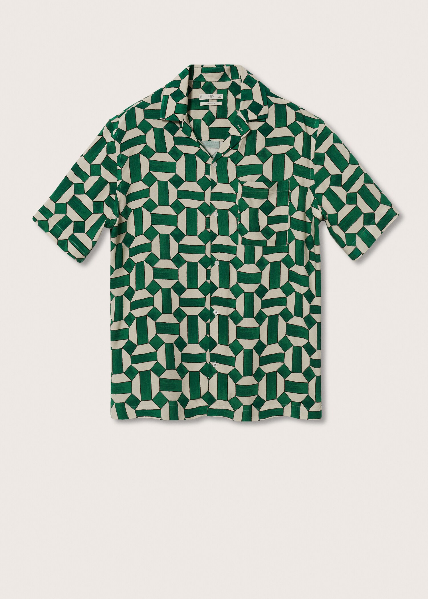 Printed flowy shirt - Article without model
