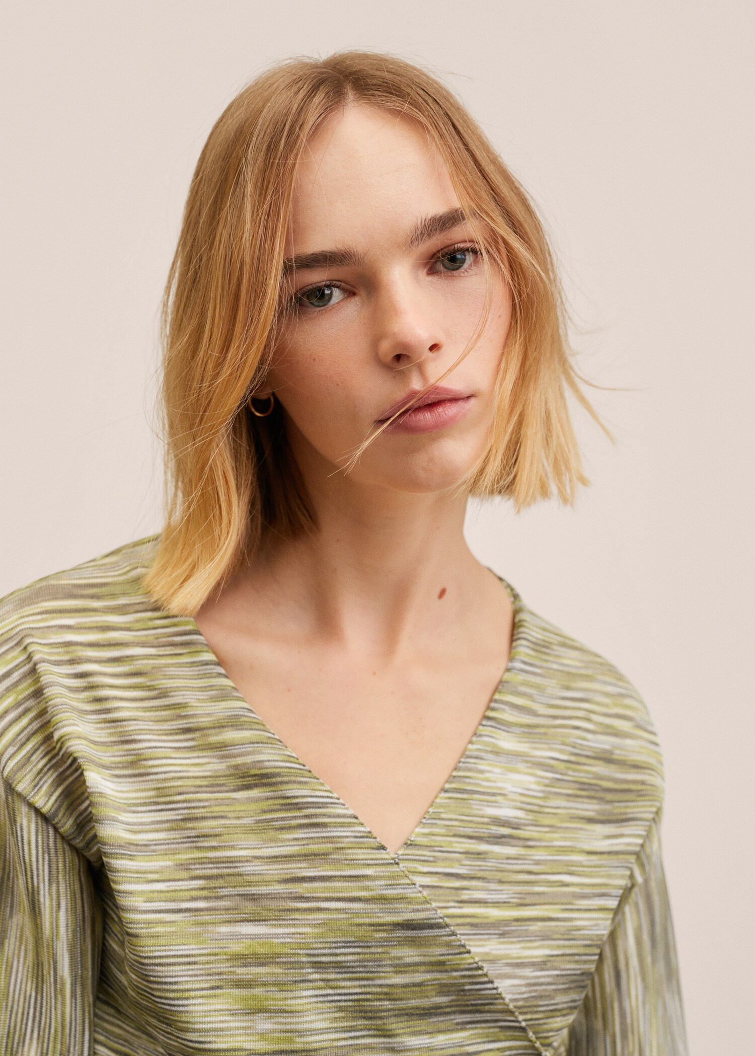 Printed knitwear cardigan - Details of the article 2