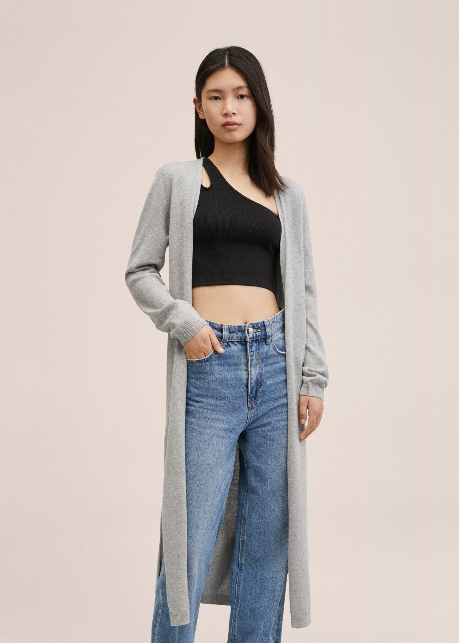 Cotton-blend cardigan - Details of the article 1