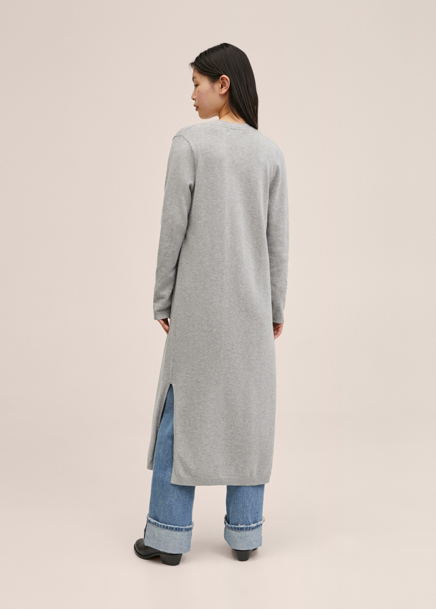 Cotton-blend cardigan - Reverse of the article