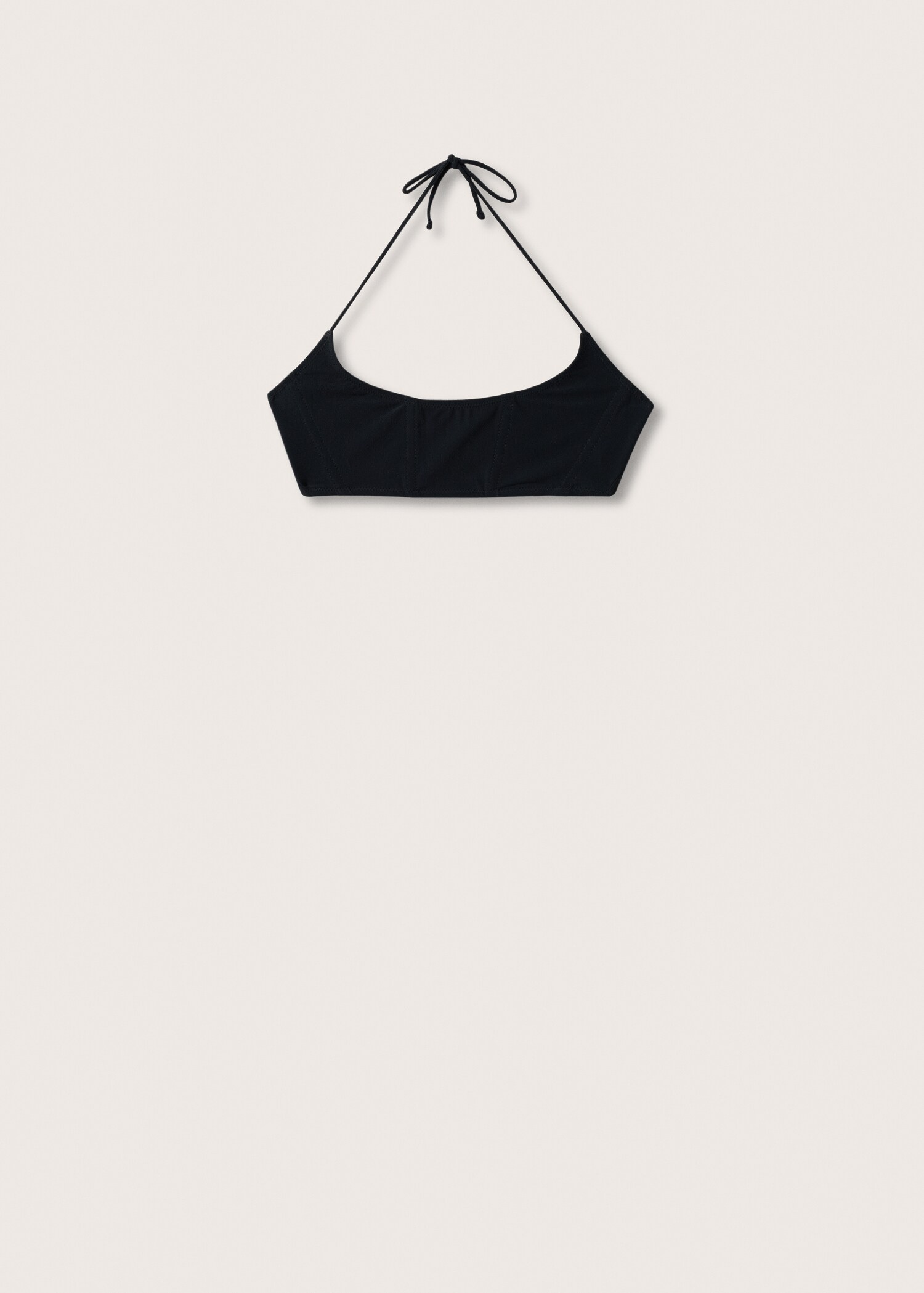 Bikini top with seams - Article without model