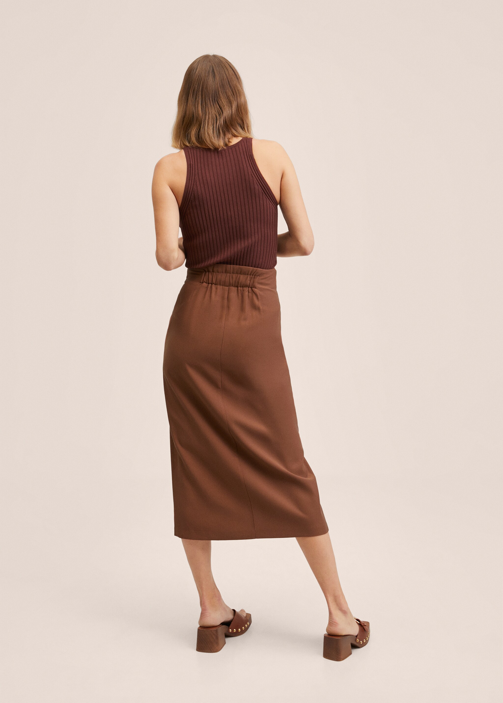 Buckle wrap skirt - Reverse of the article