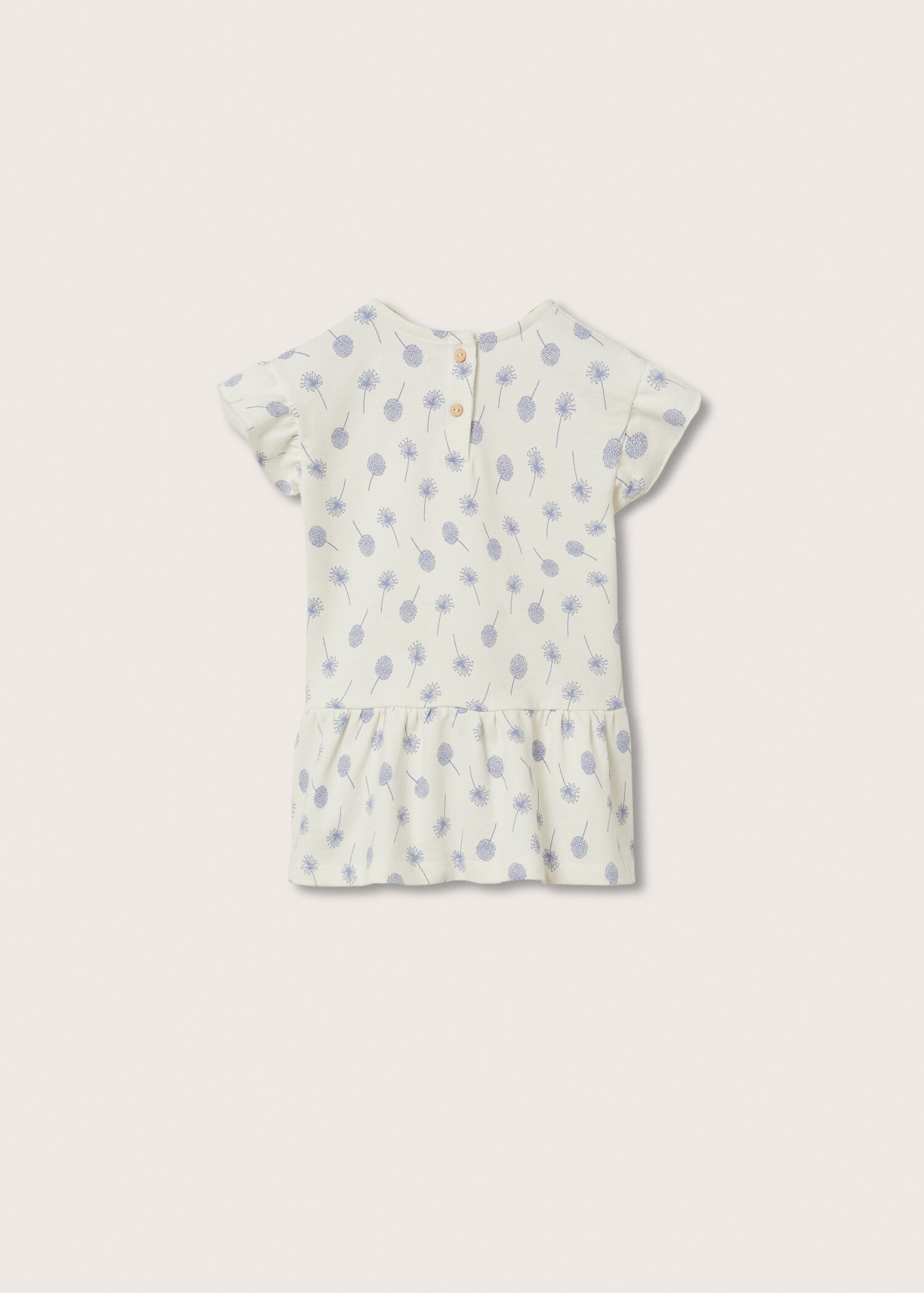 Printed cotton dress - Reverse of the article