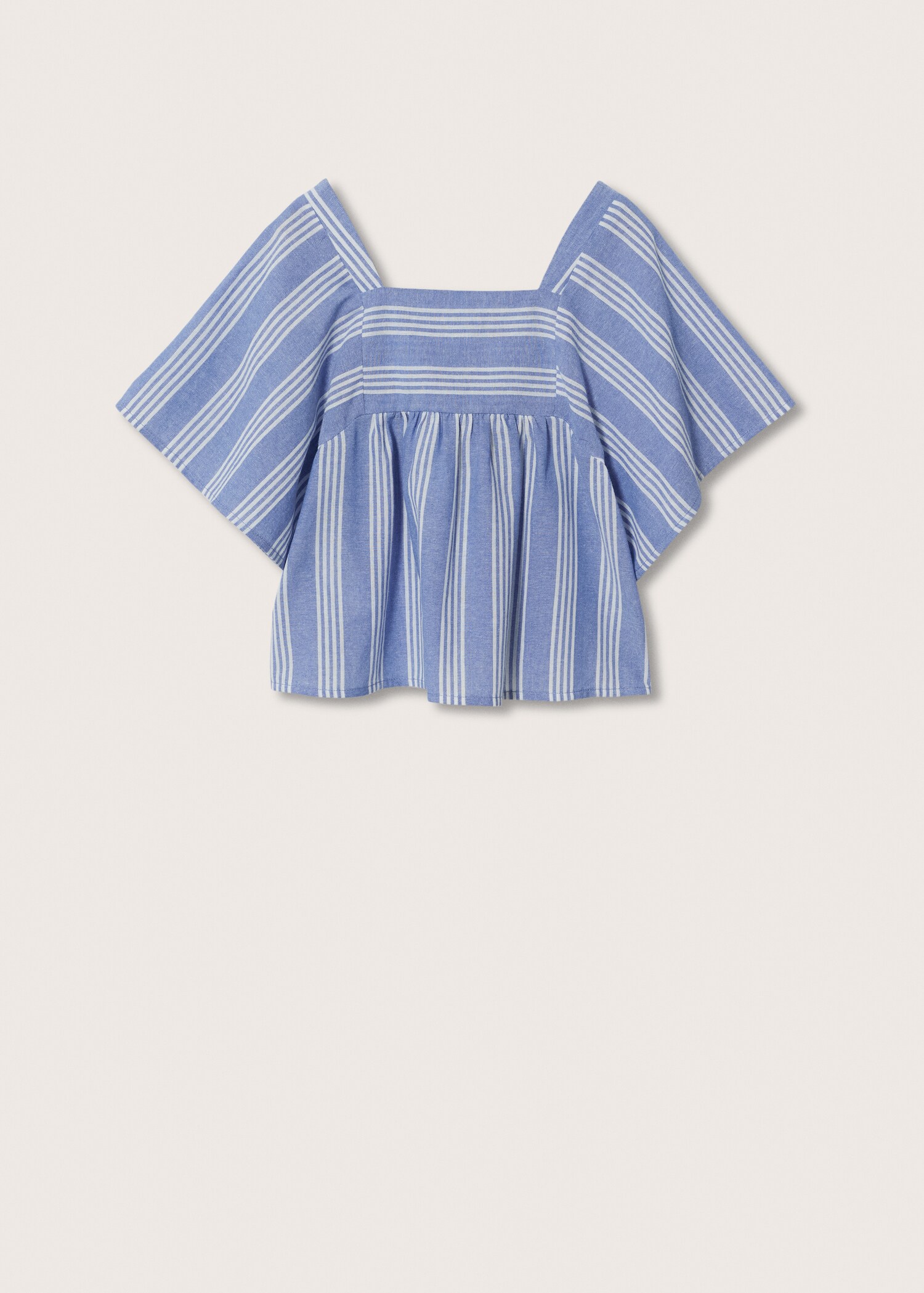 Striped cotton blouse - Article without model