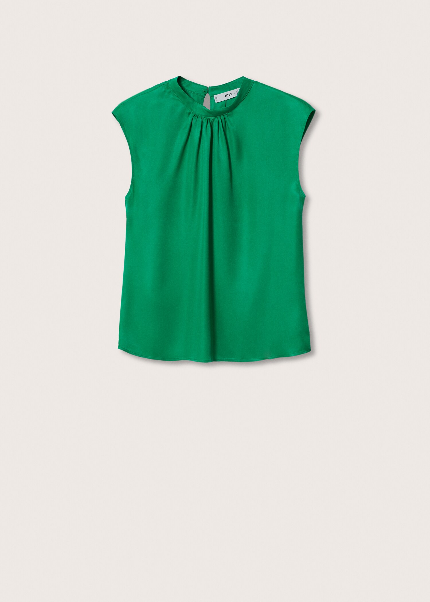 Button satin blouse - Article without model