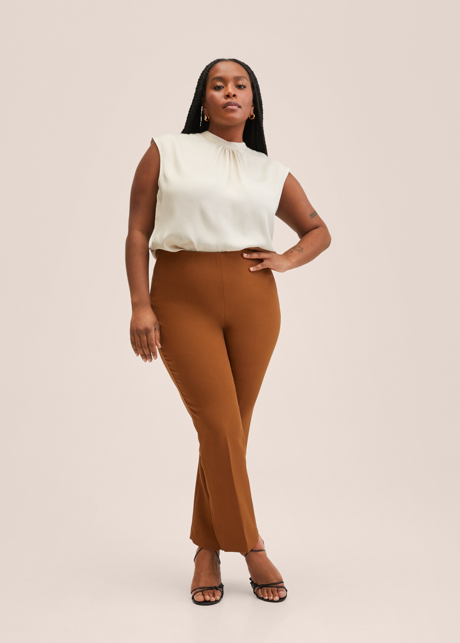 Button satin blouse - Details of the article 3