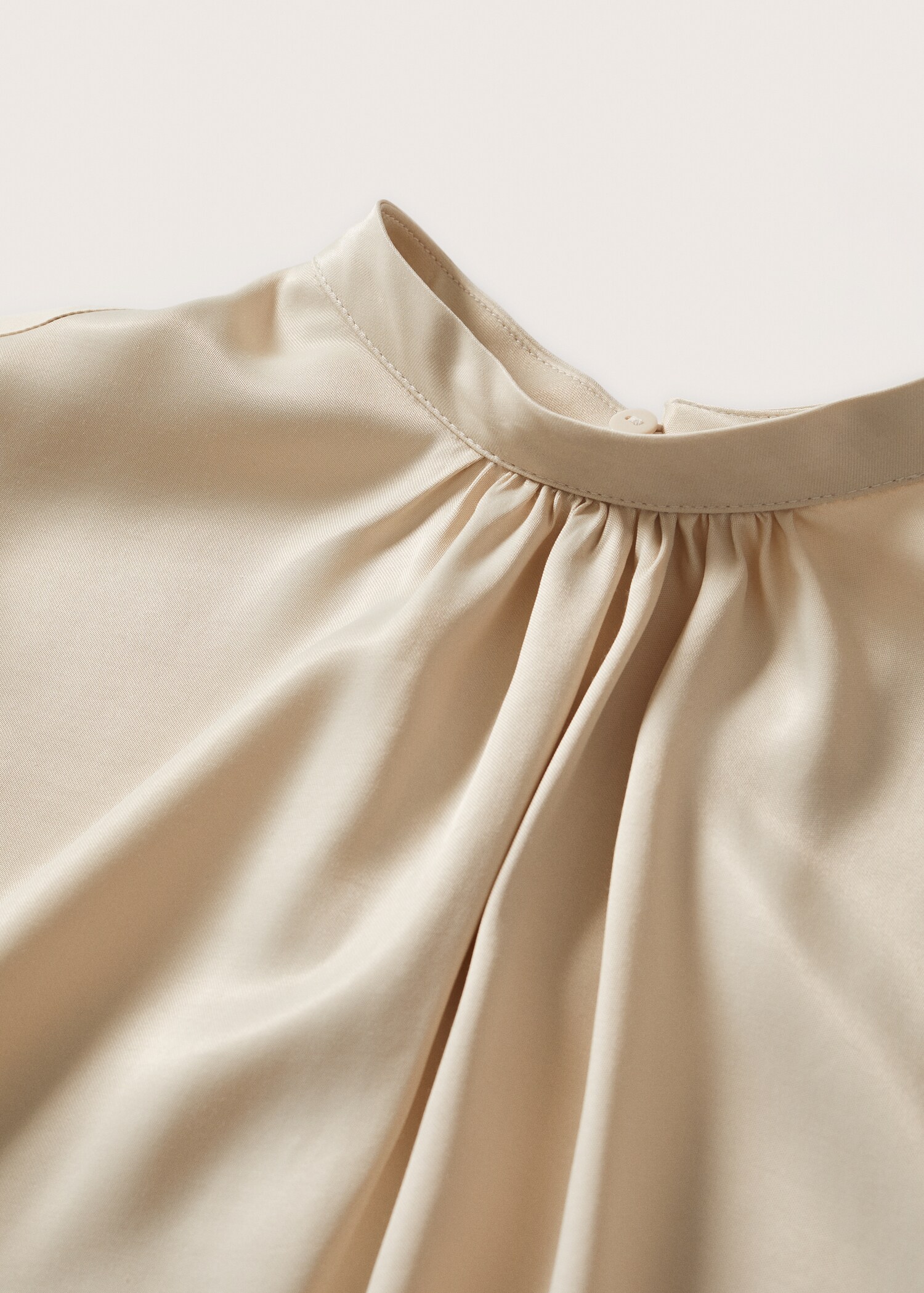 Button satin blouse - Details of the article 8