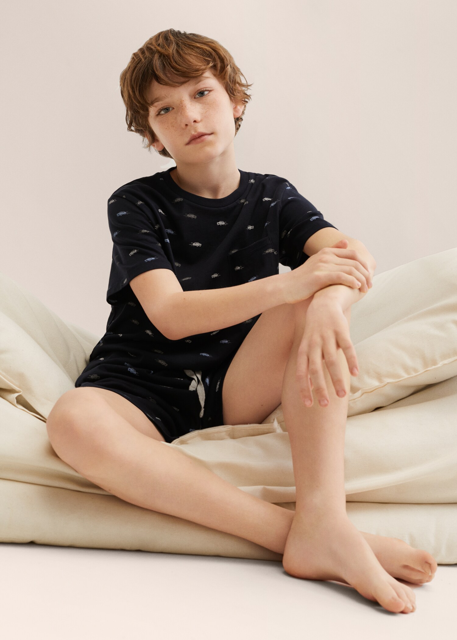 Printed cotton pyjama pack - Medium plane