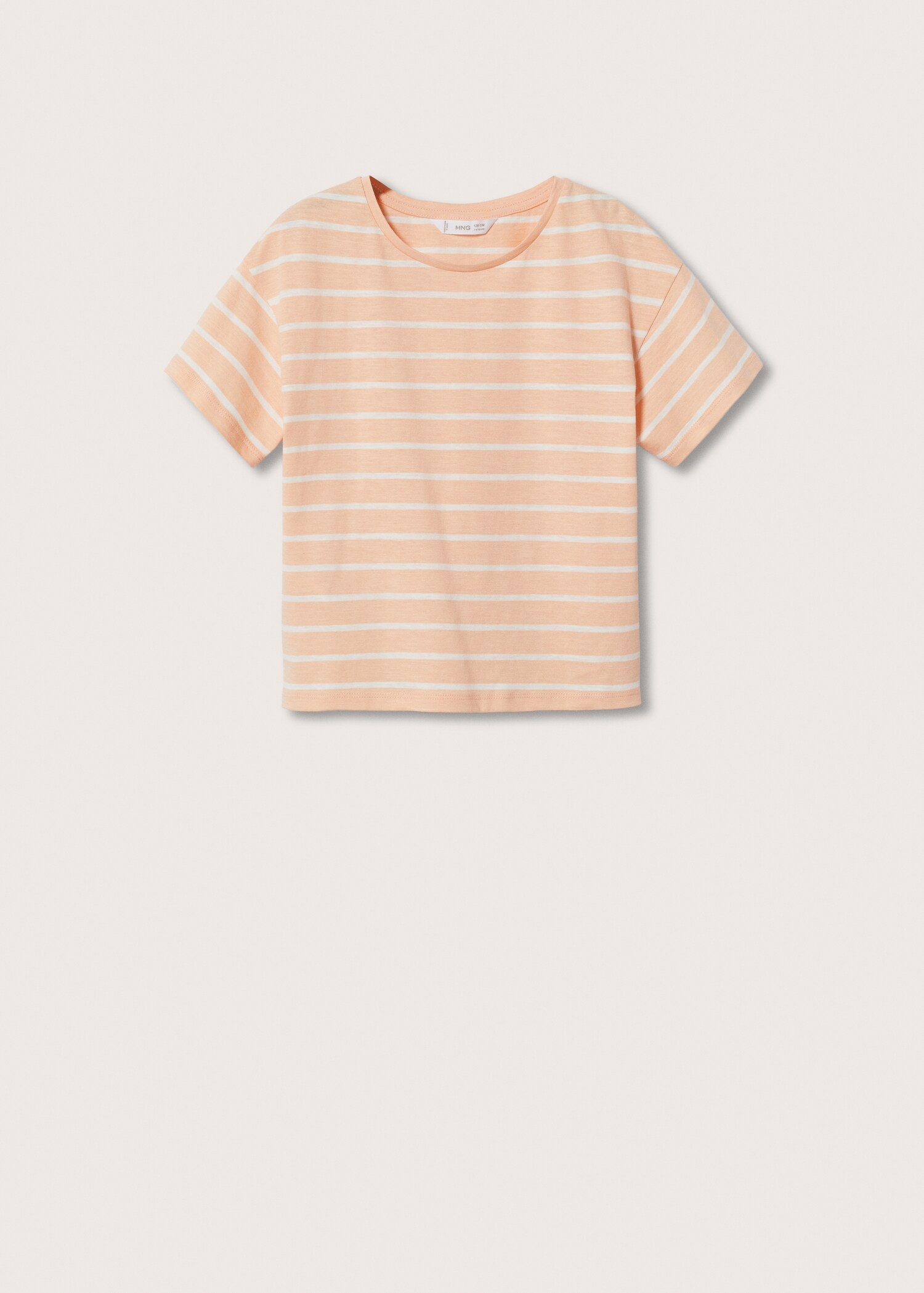 Striped cotton T-shirt - Article without model