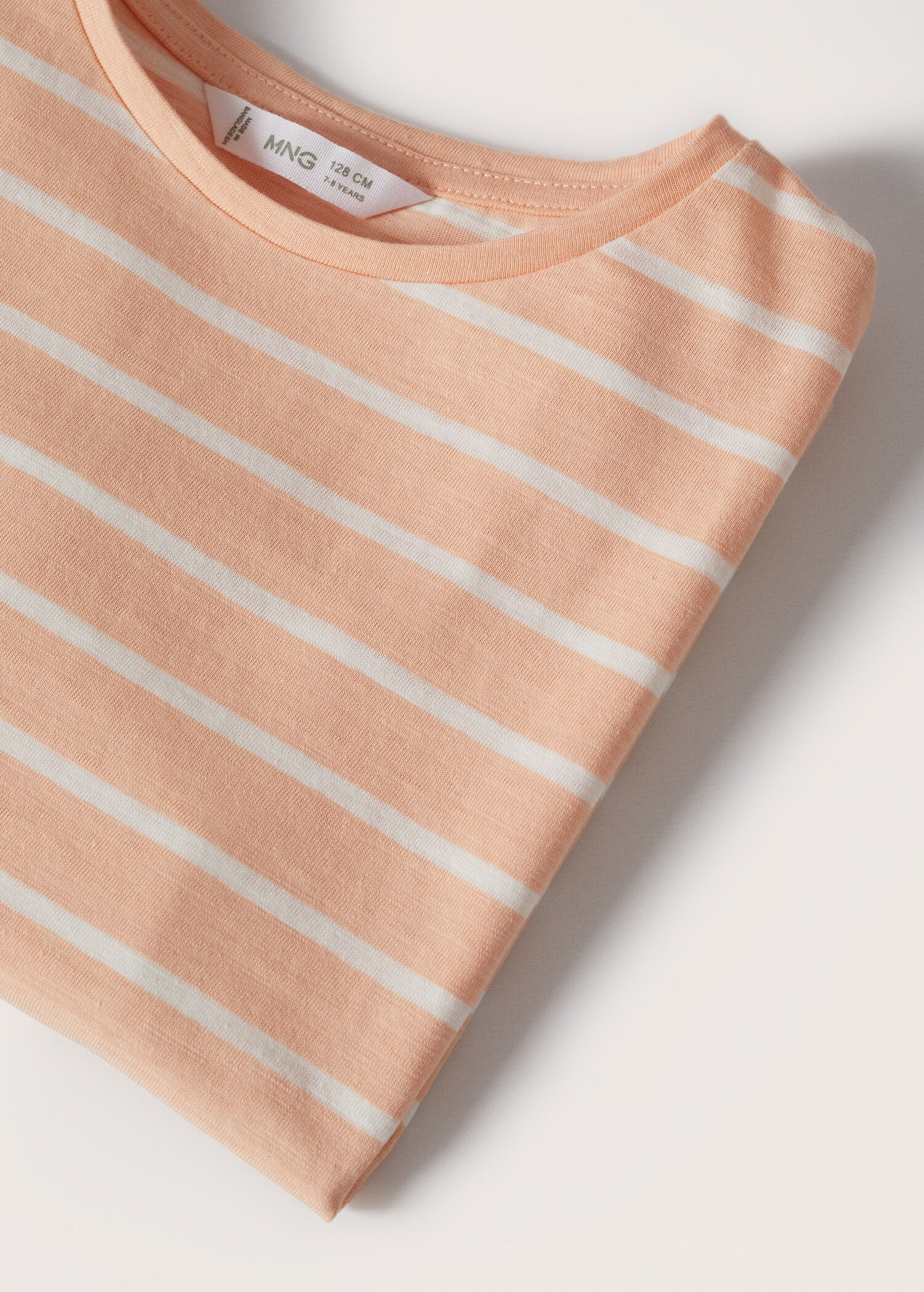 Striped cotton T-shirt - Details of the article 8