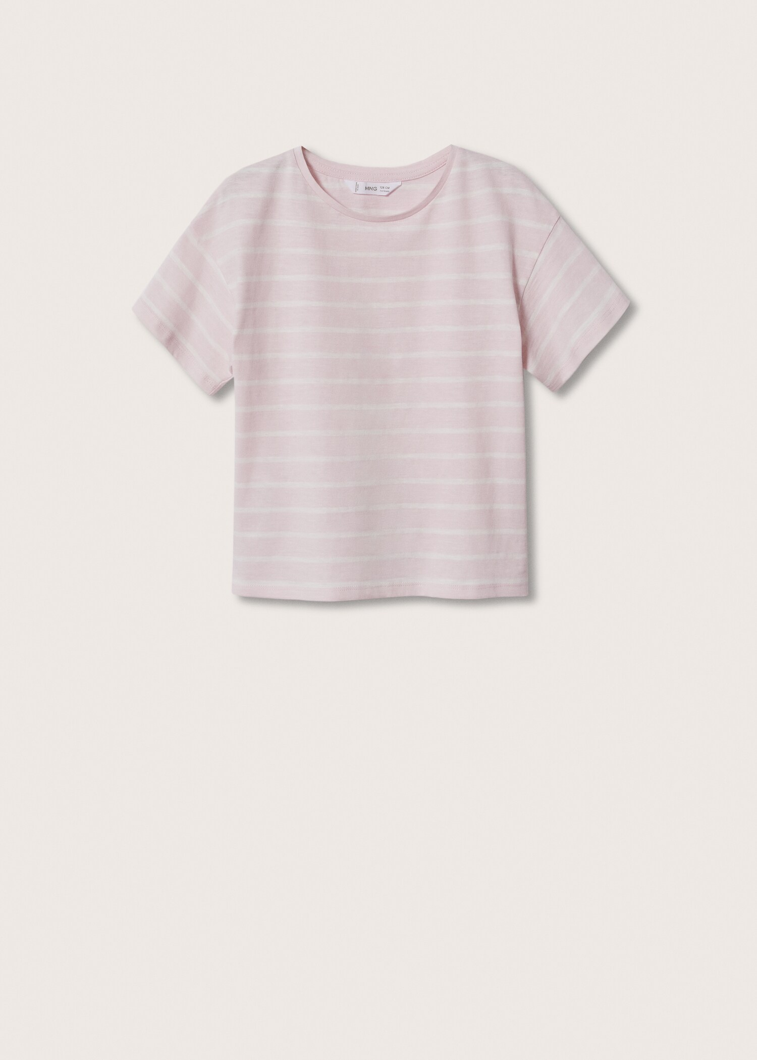 Striped cotton T-shirt - Article without model