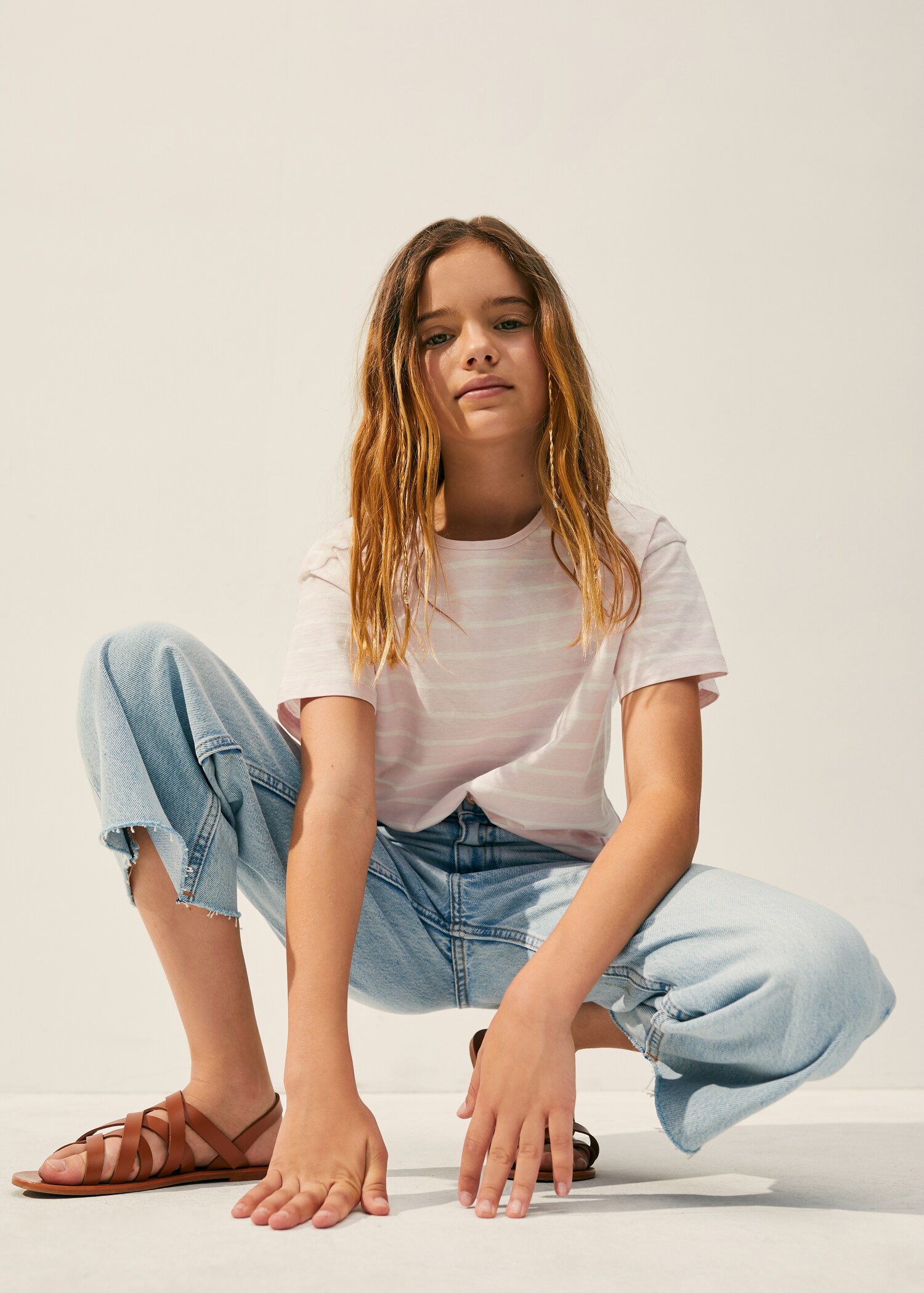 Striped cotton T-shirt - Details of the article 5