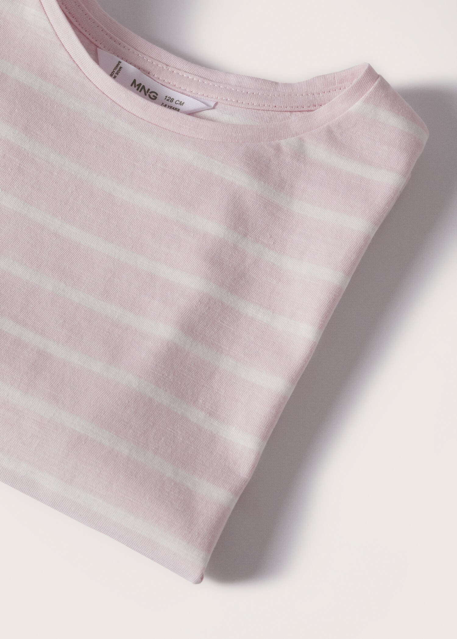 Striped cotton T-shirt - Details of the article 8