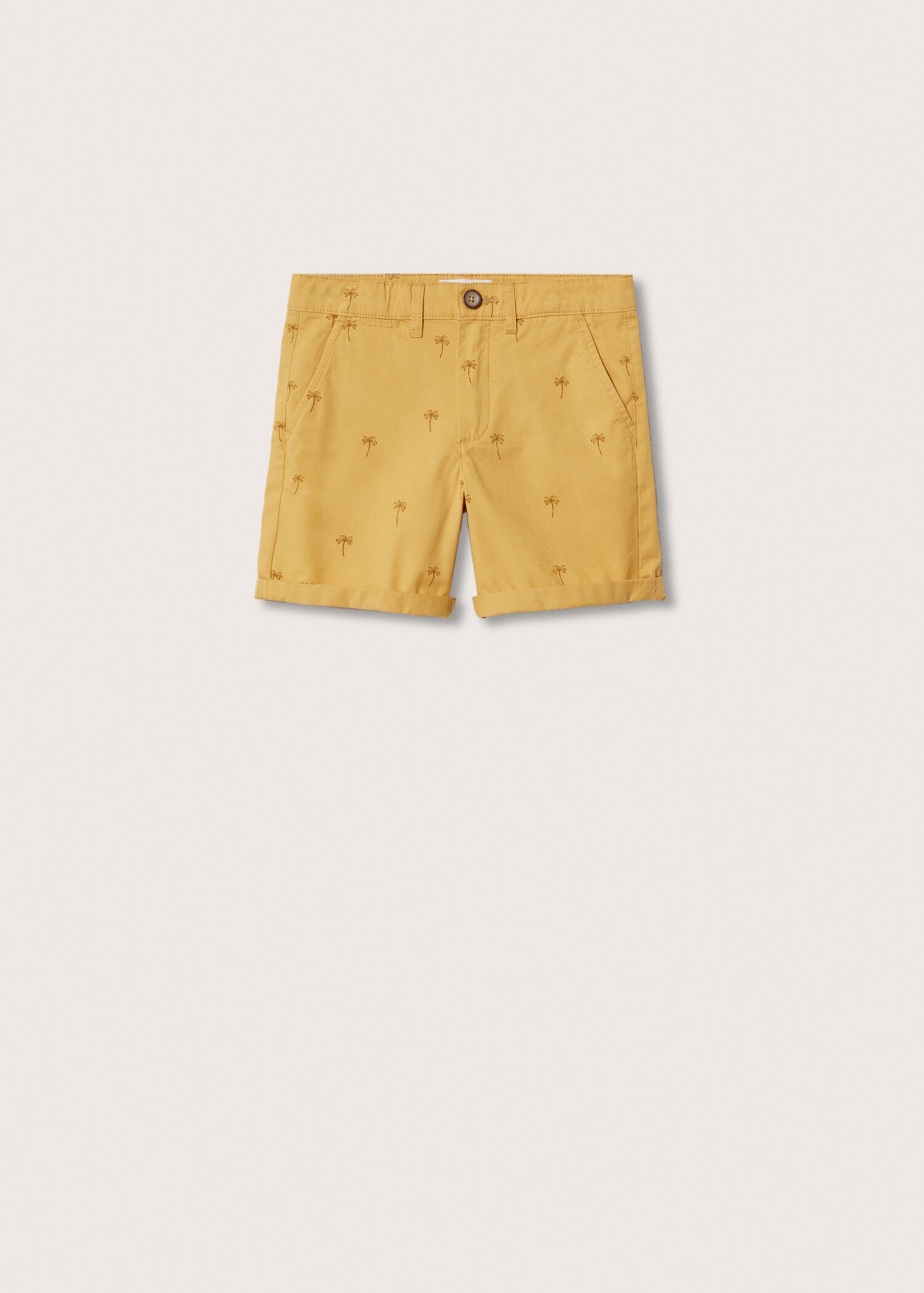 Printed cotton bermuda shorts - Article without model