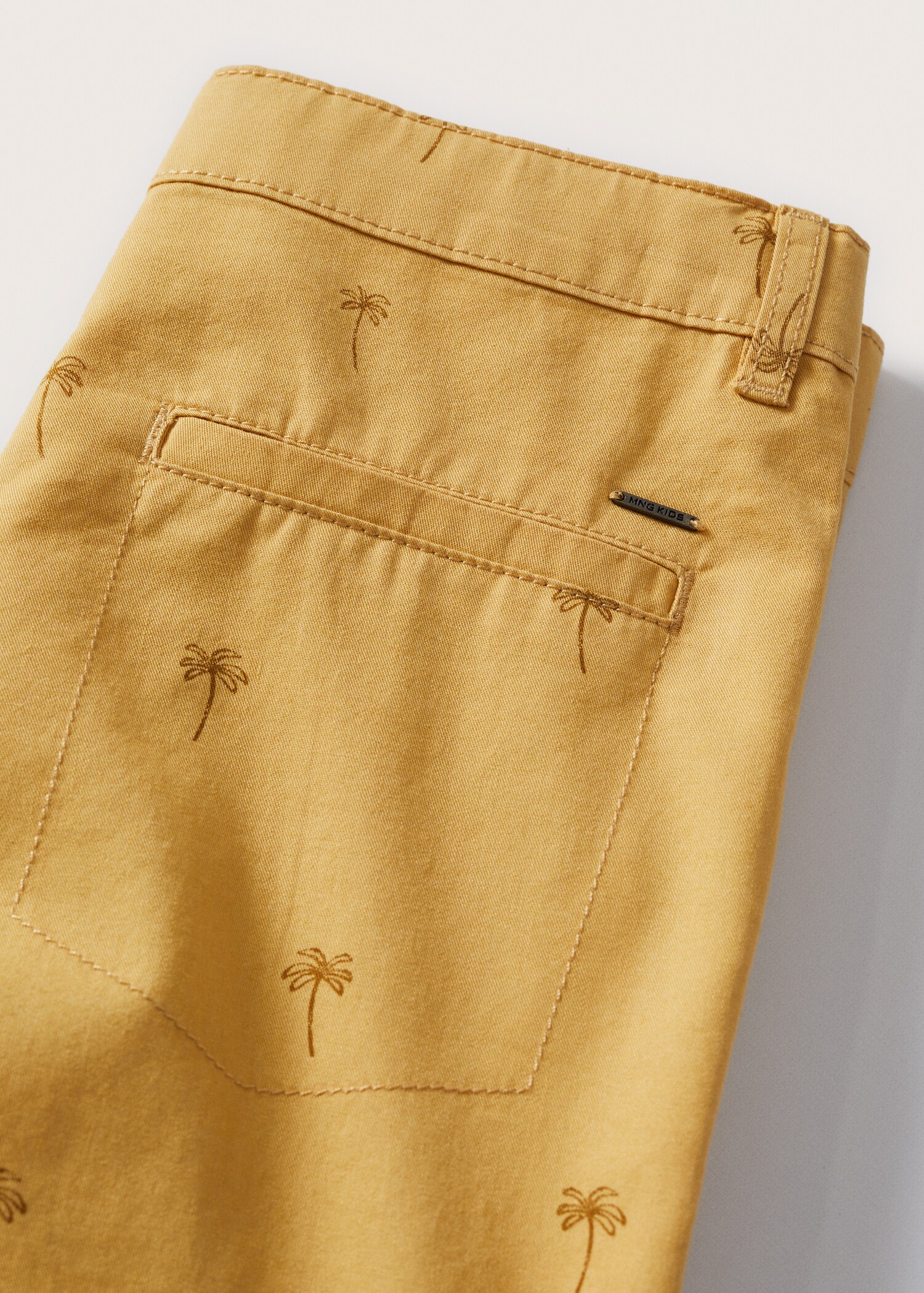 Printed cotton bermuda shorts - Details of the article 8