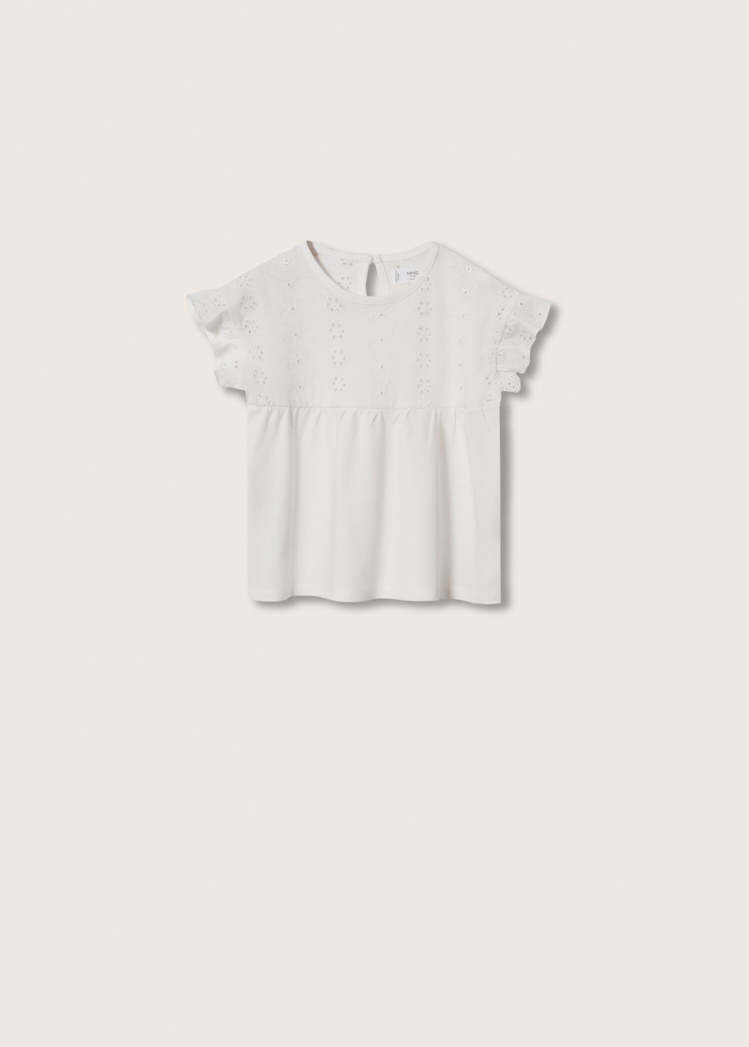 Swiss embroidery t-shirt - Article without model