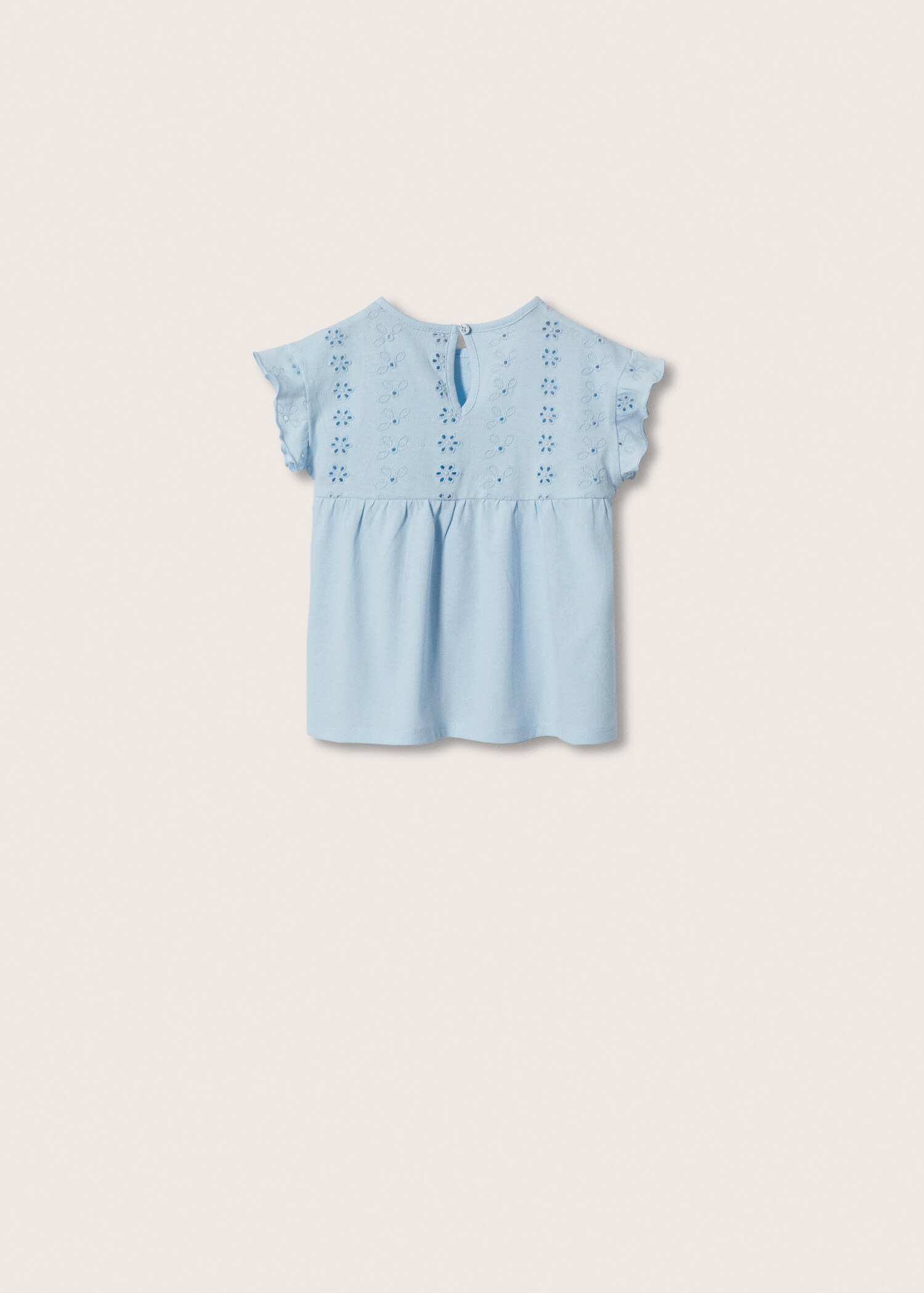Swiss embroidery t-shirt - Reverse of the article