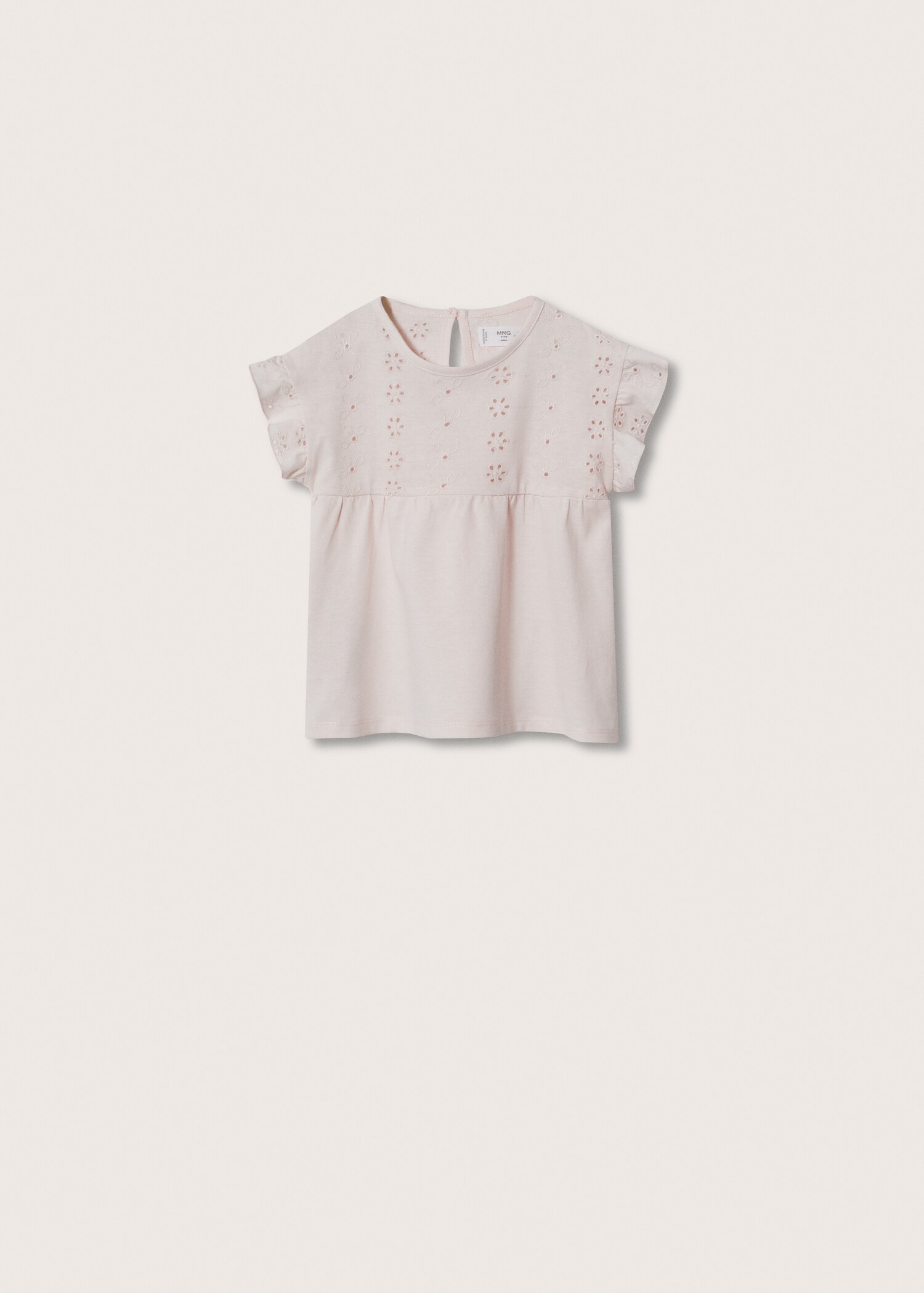 Swiss embroidery t-shirt - Article without model