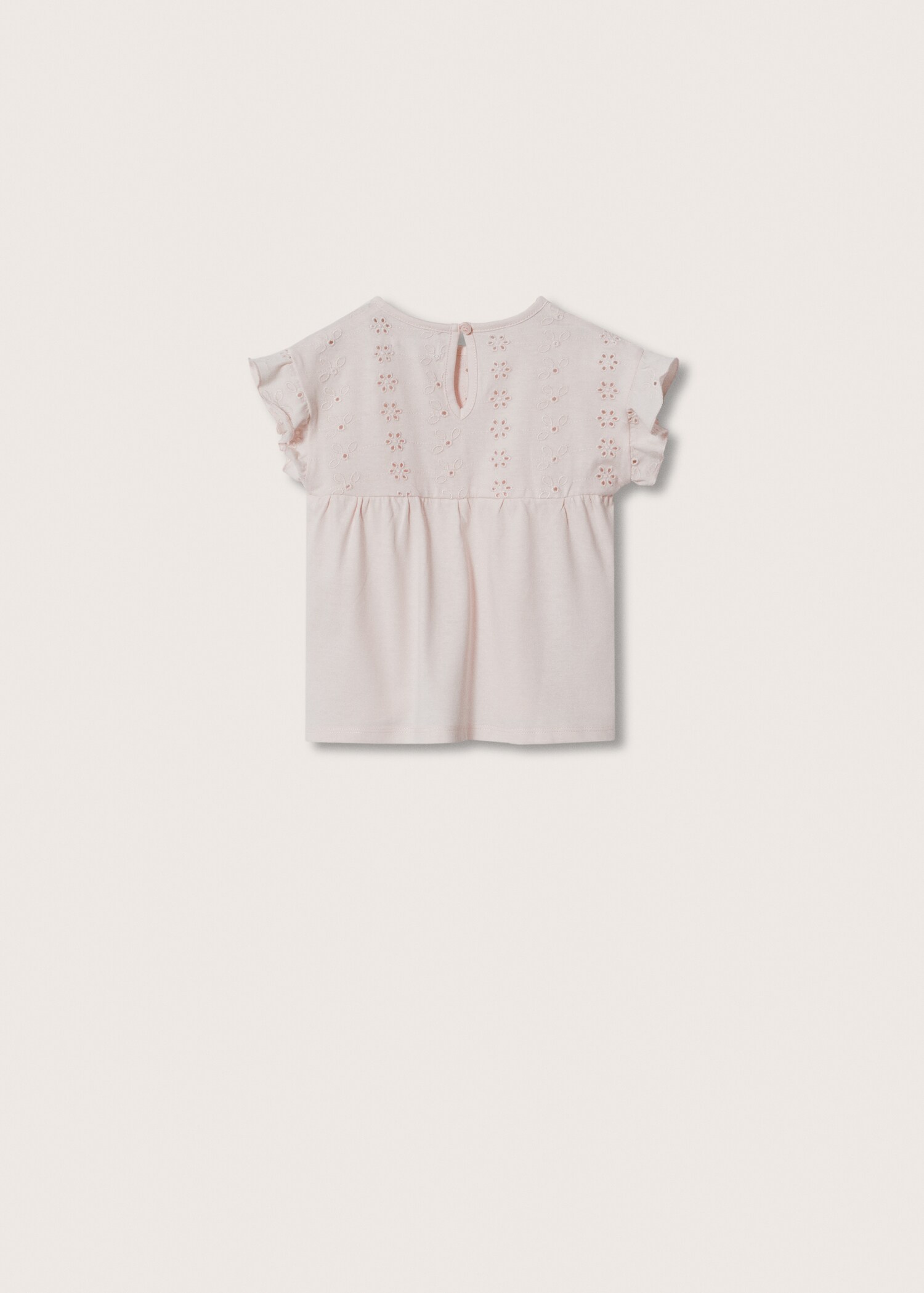 Swiss embroidery t-shirt - Reverse of the article