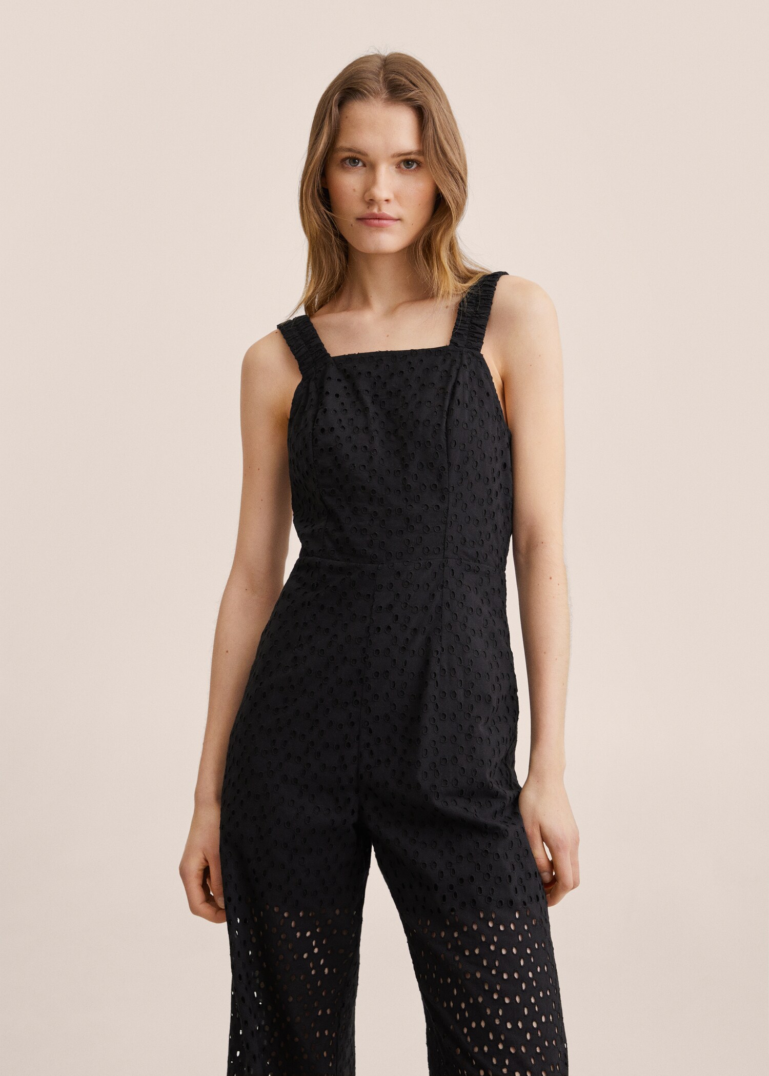 Swiss embroidery jumpsuit - Medium plane