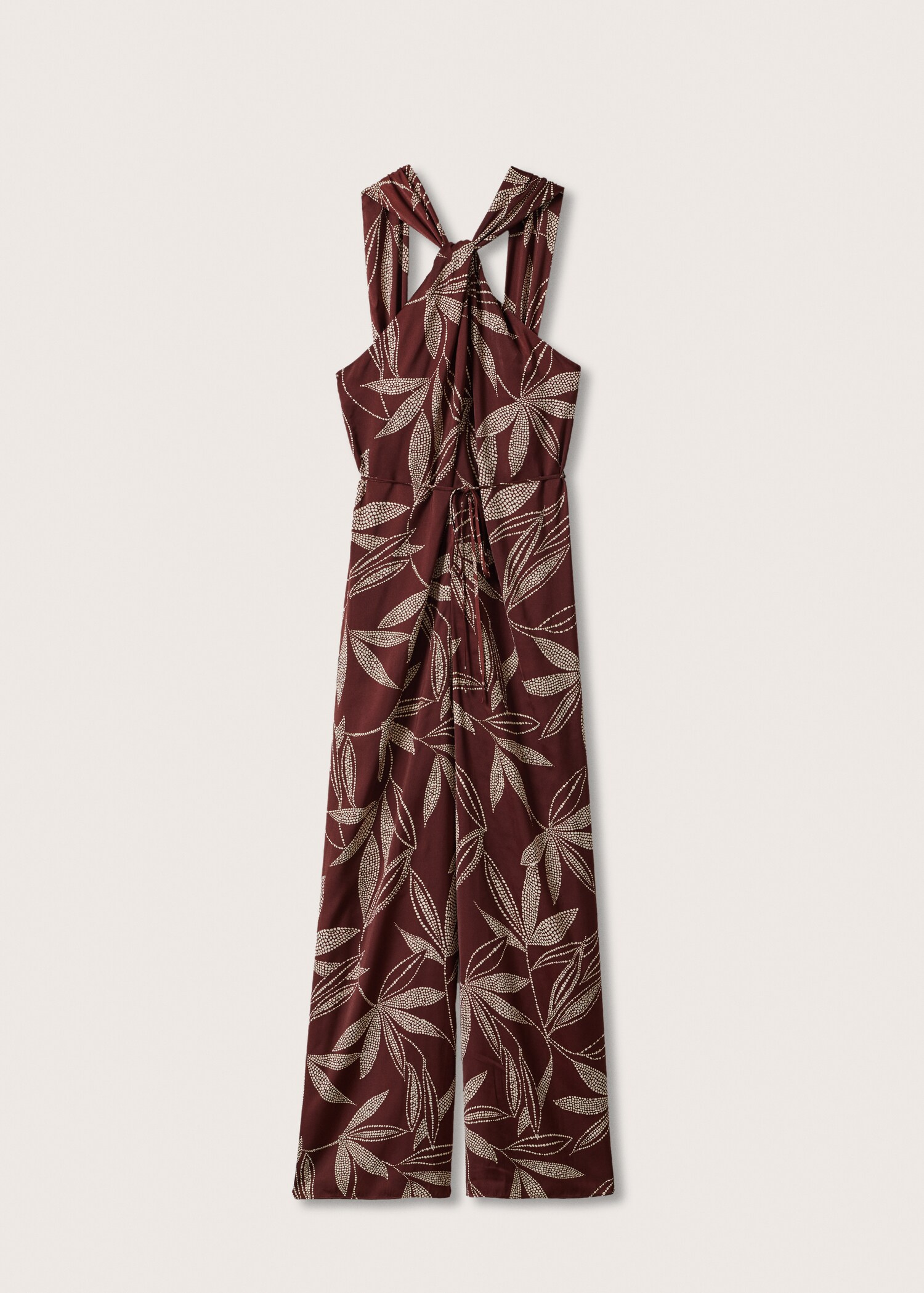 Knot printed jumpsuit - Article without model
