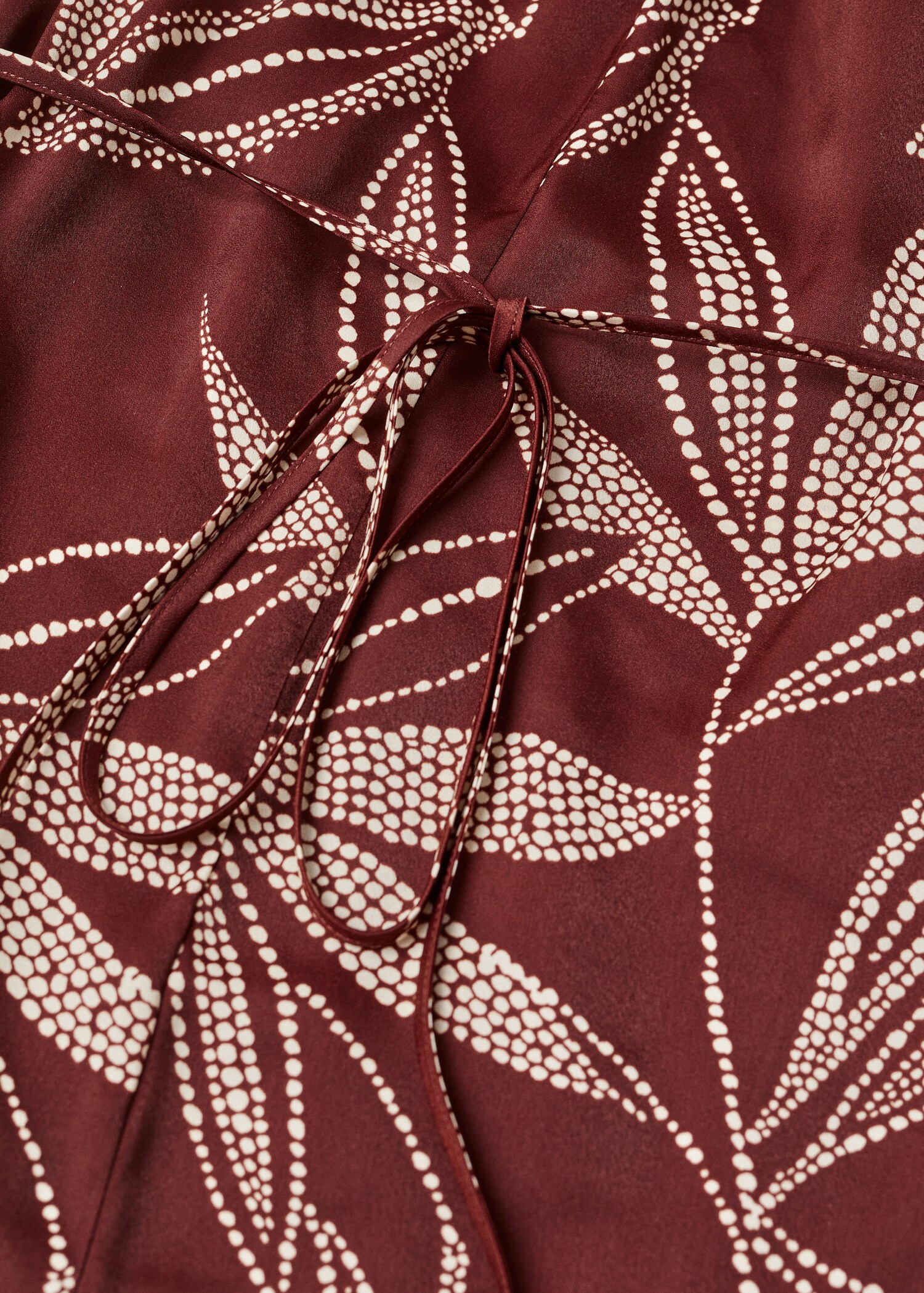Knot printed jumpsuit - Details of the article 8