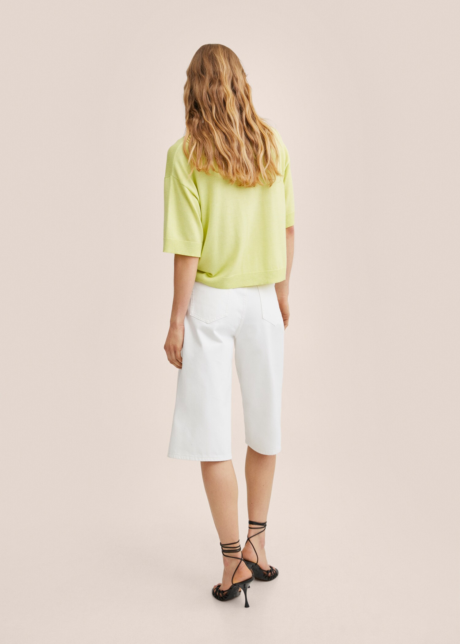 T-shirt en maille fine - Verso de l’article