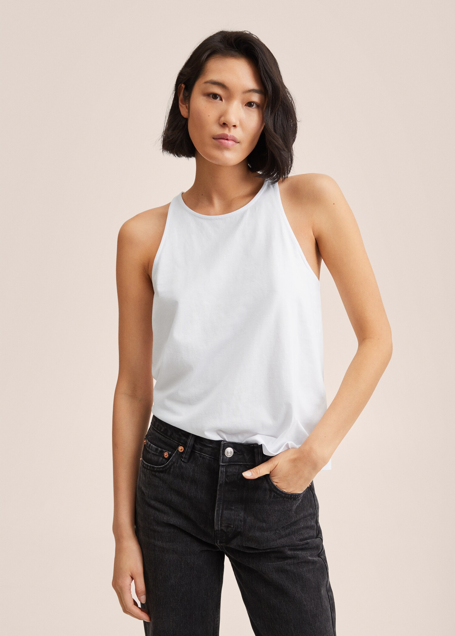 Essential cotton top - Medium plane