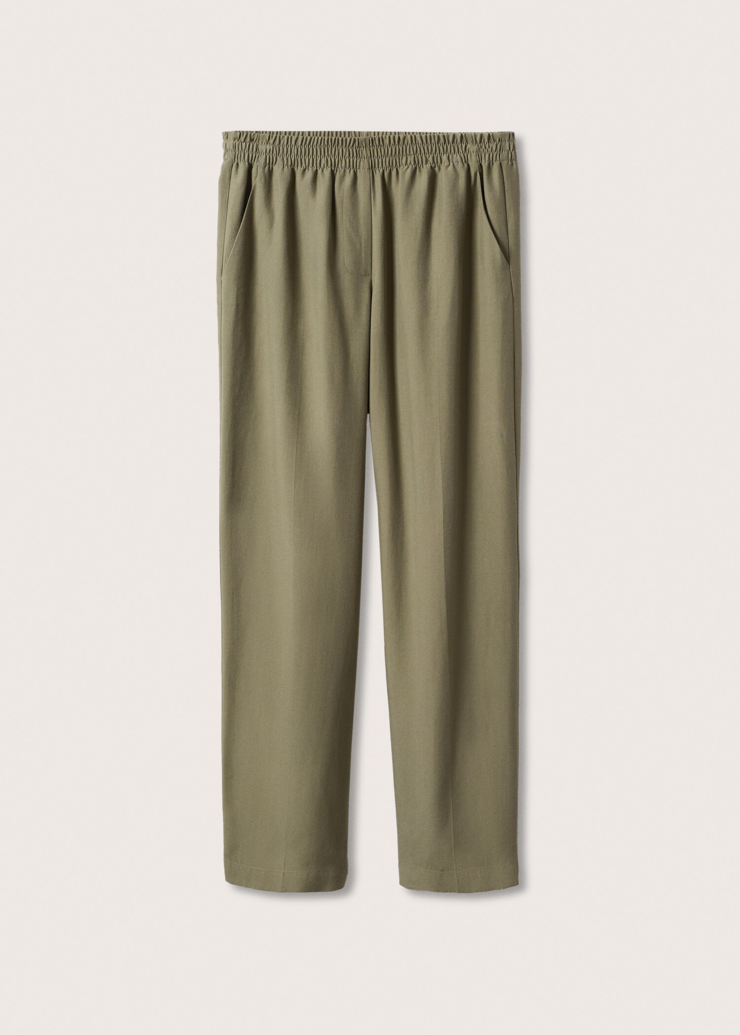 Straight lyocell trousers - Article without model