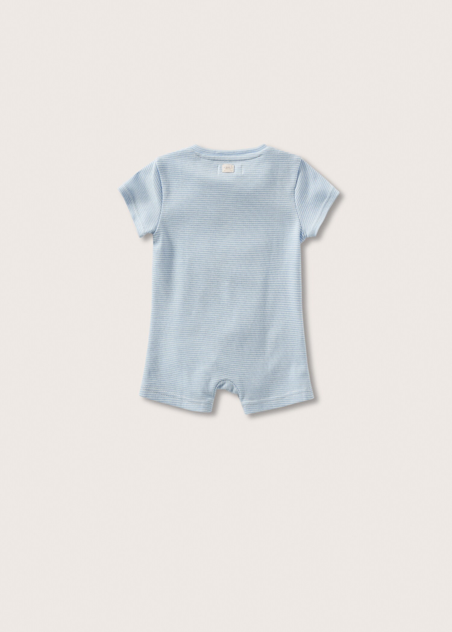 Pijama corto algodón rayas - Reverso del artículo