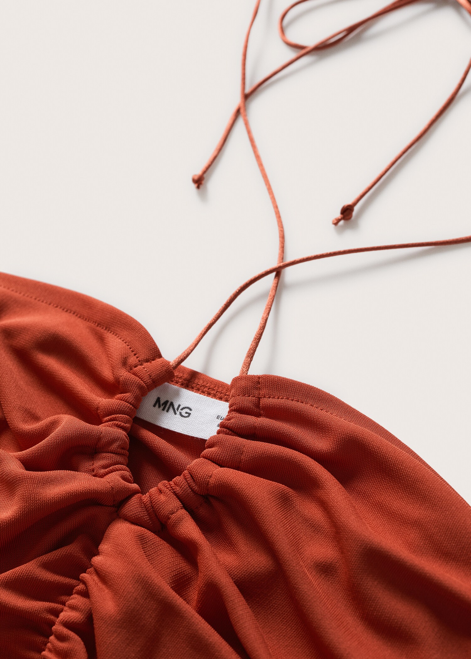 Draped crop top - Details of the article 8