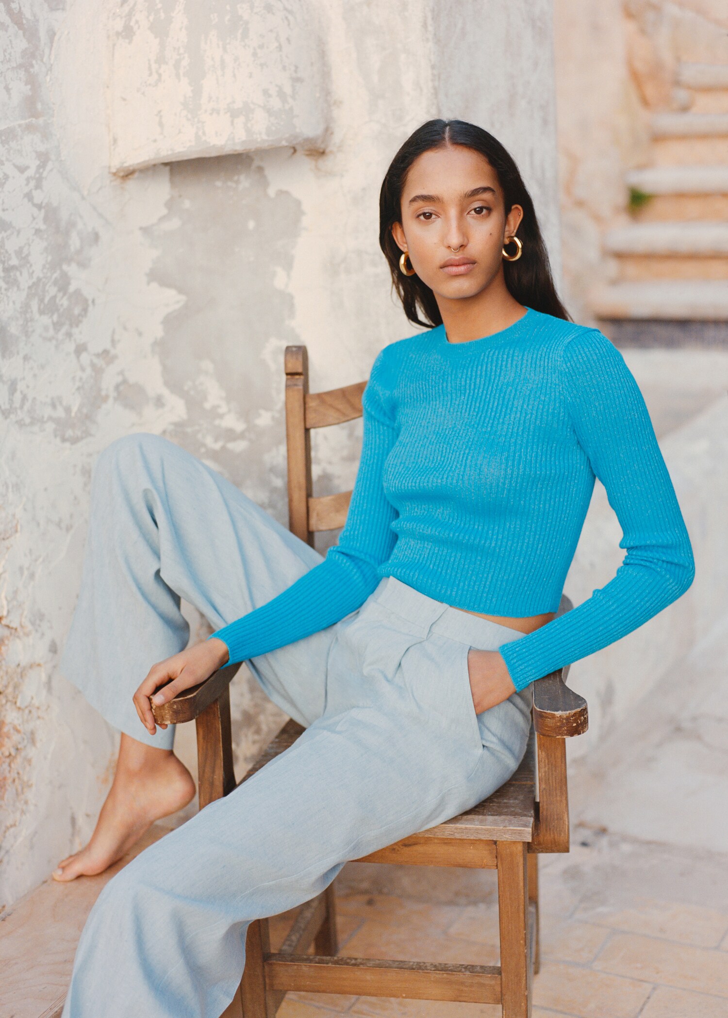 Παντελόνι λινό - Λεπτομέρεια του προϊόντος 6