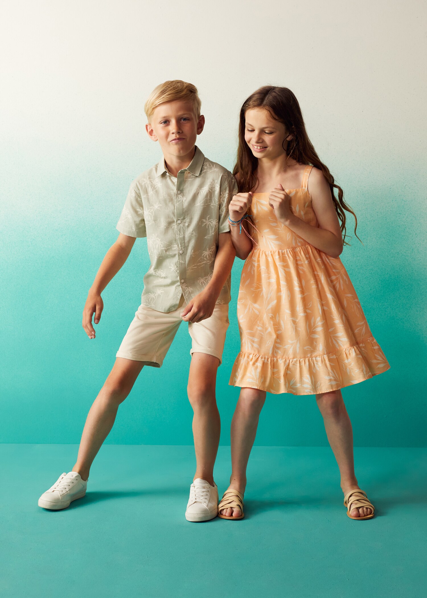 Cotton shorts with drawstring - Details of the article 6