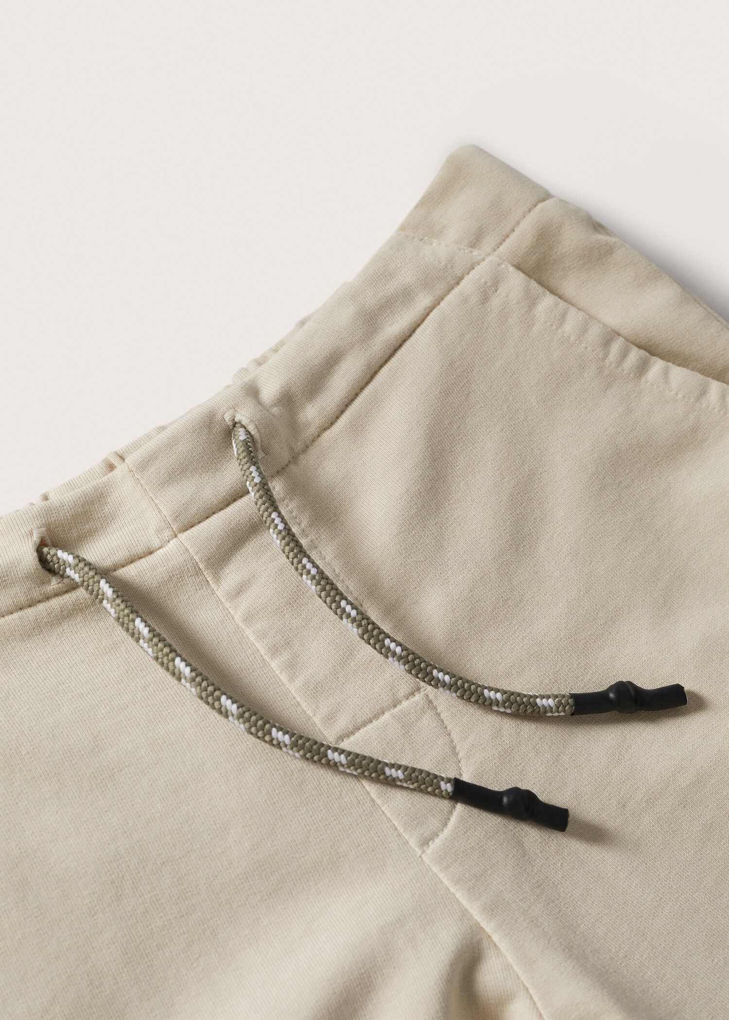 Cotton shorts with drawstring - Details of the article 8