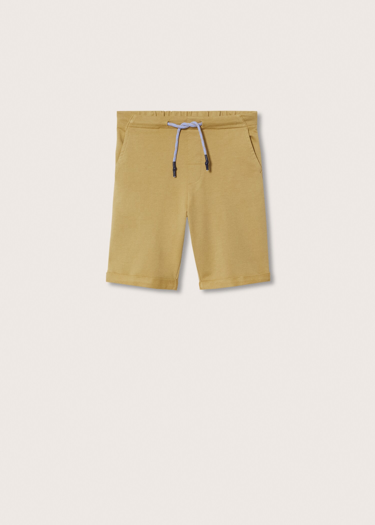 Cotton shorts with drawstring - Article without model