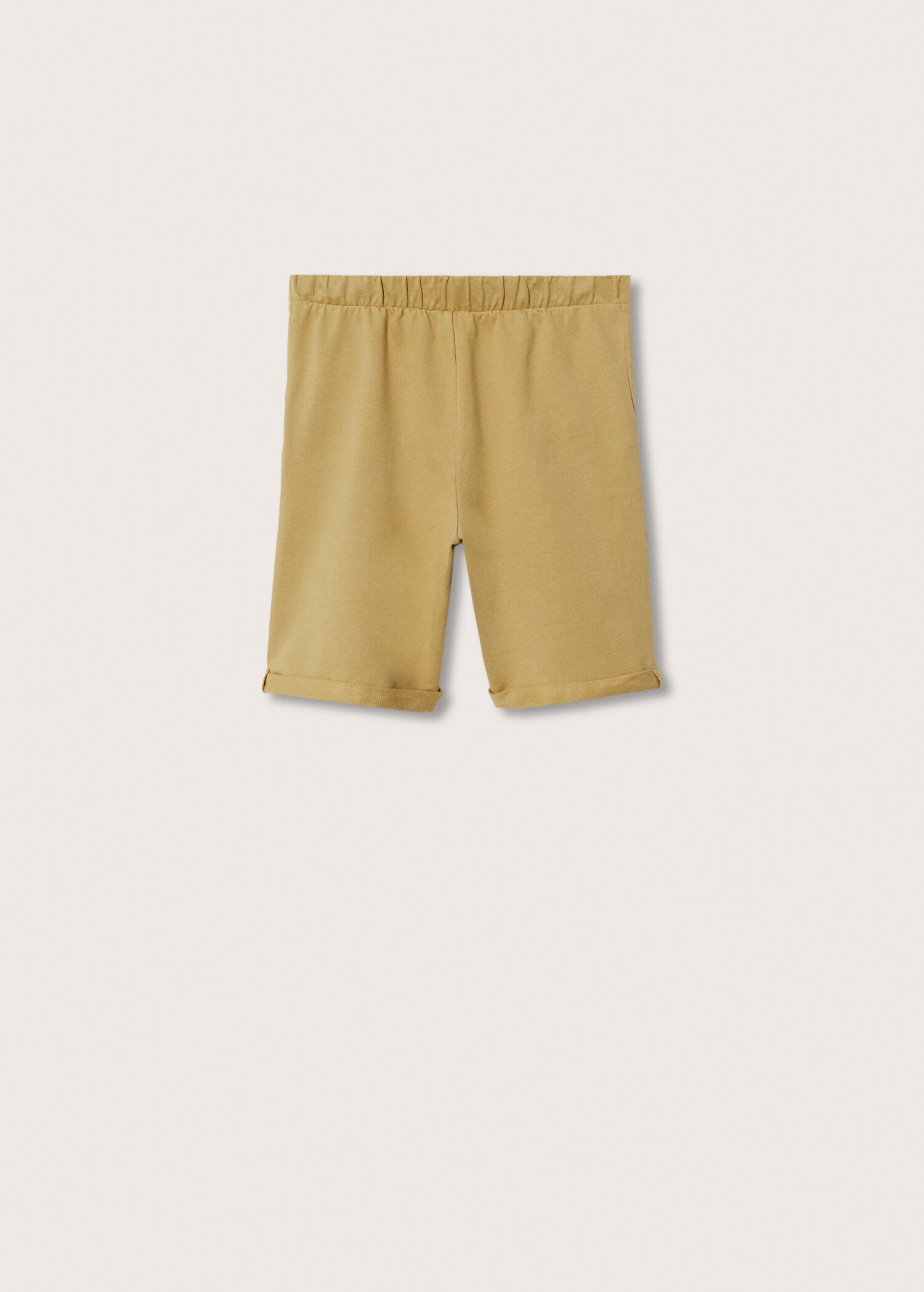 Cotton shorts with drawstring - Reverse of the article