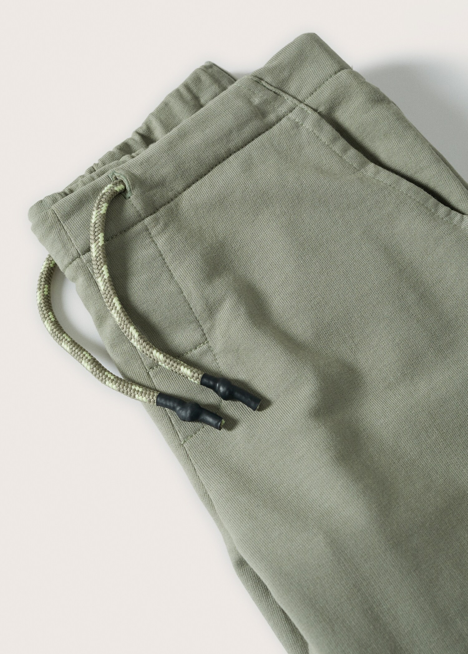 Cotton shorts with drawstring - Details of the article 8