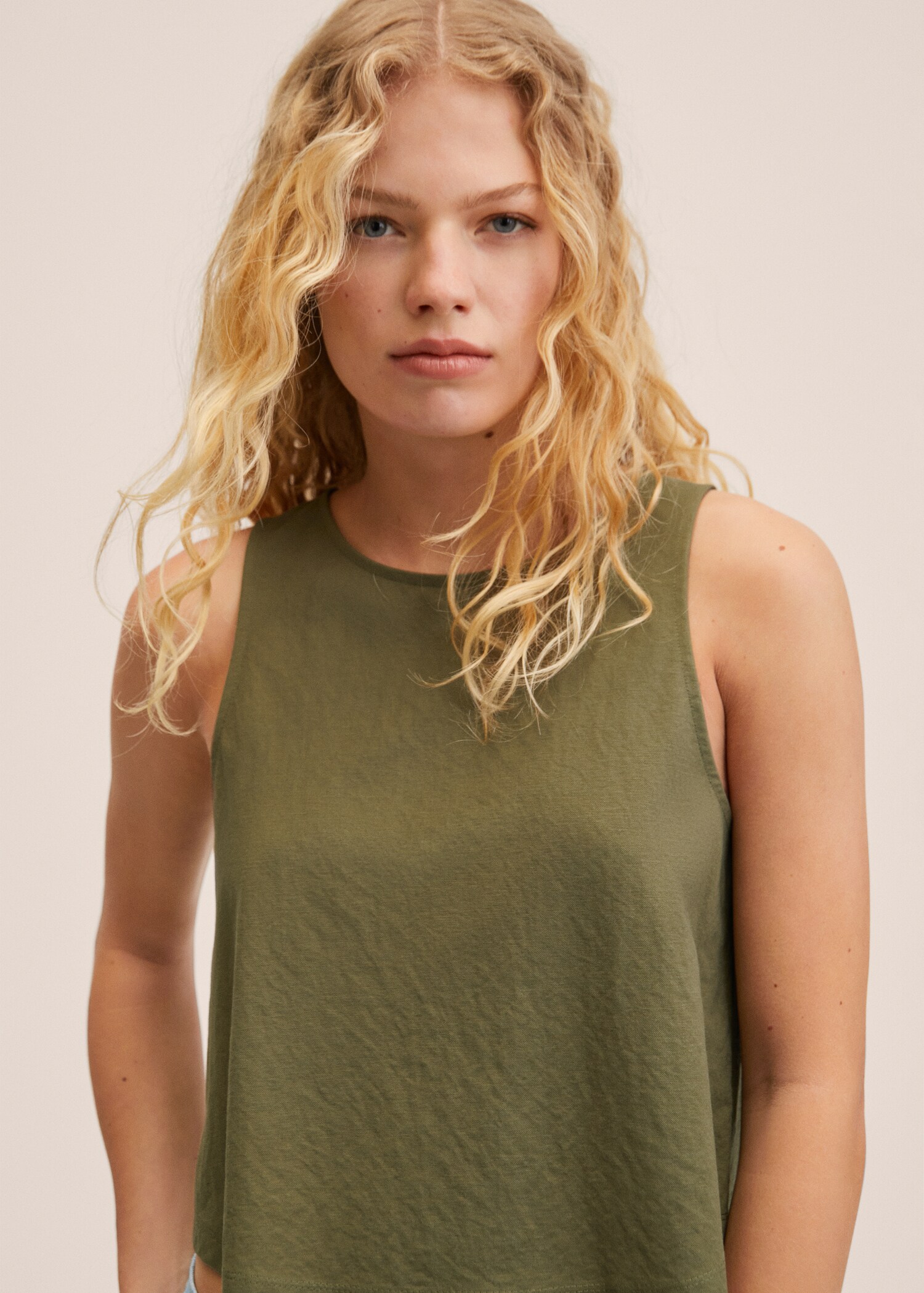 Flowy crop top - Details of the article 1