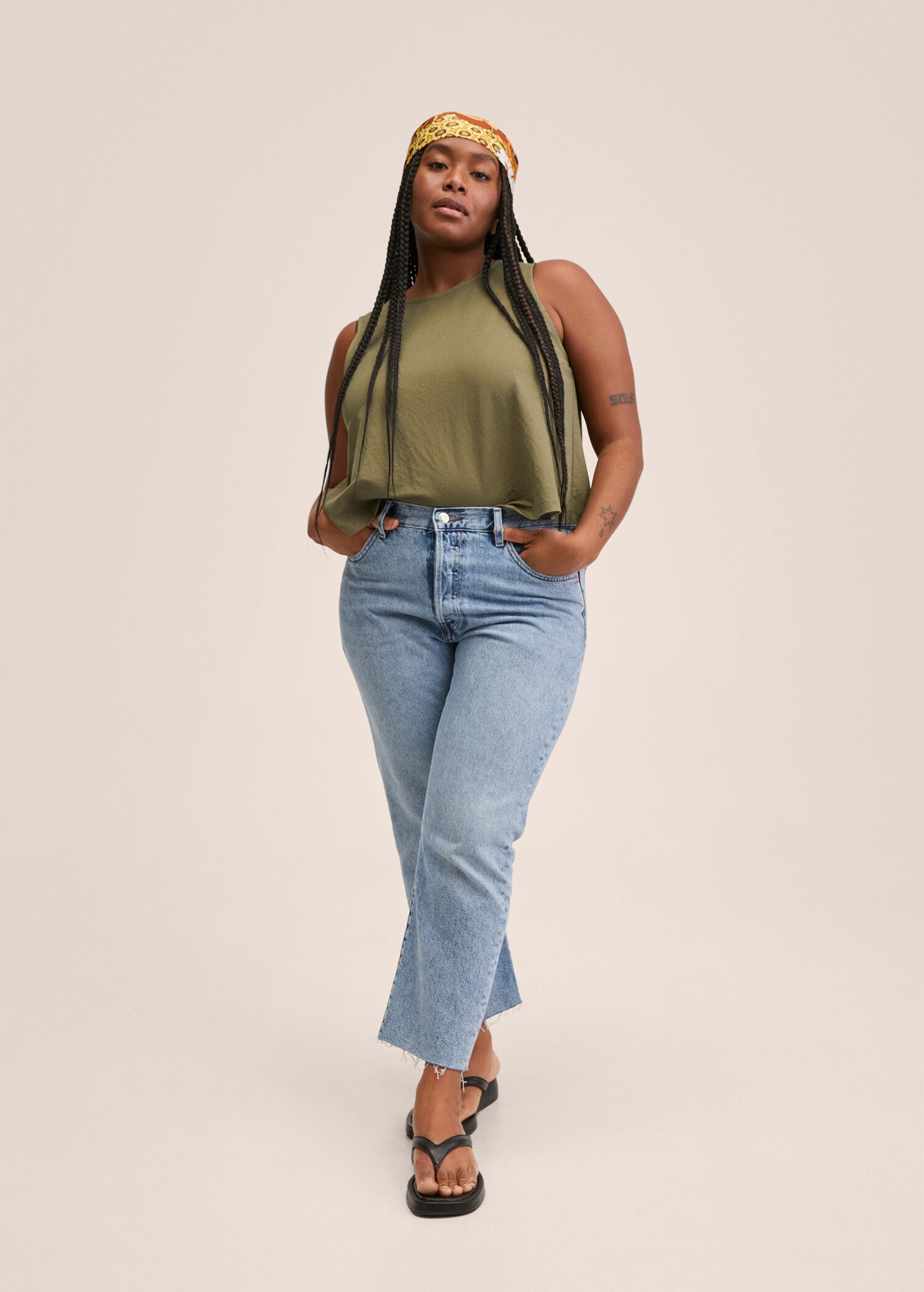 Flowy crop top - Details of the article 3
