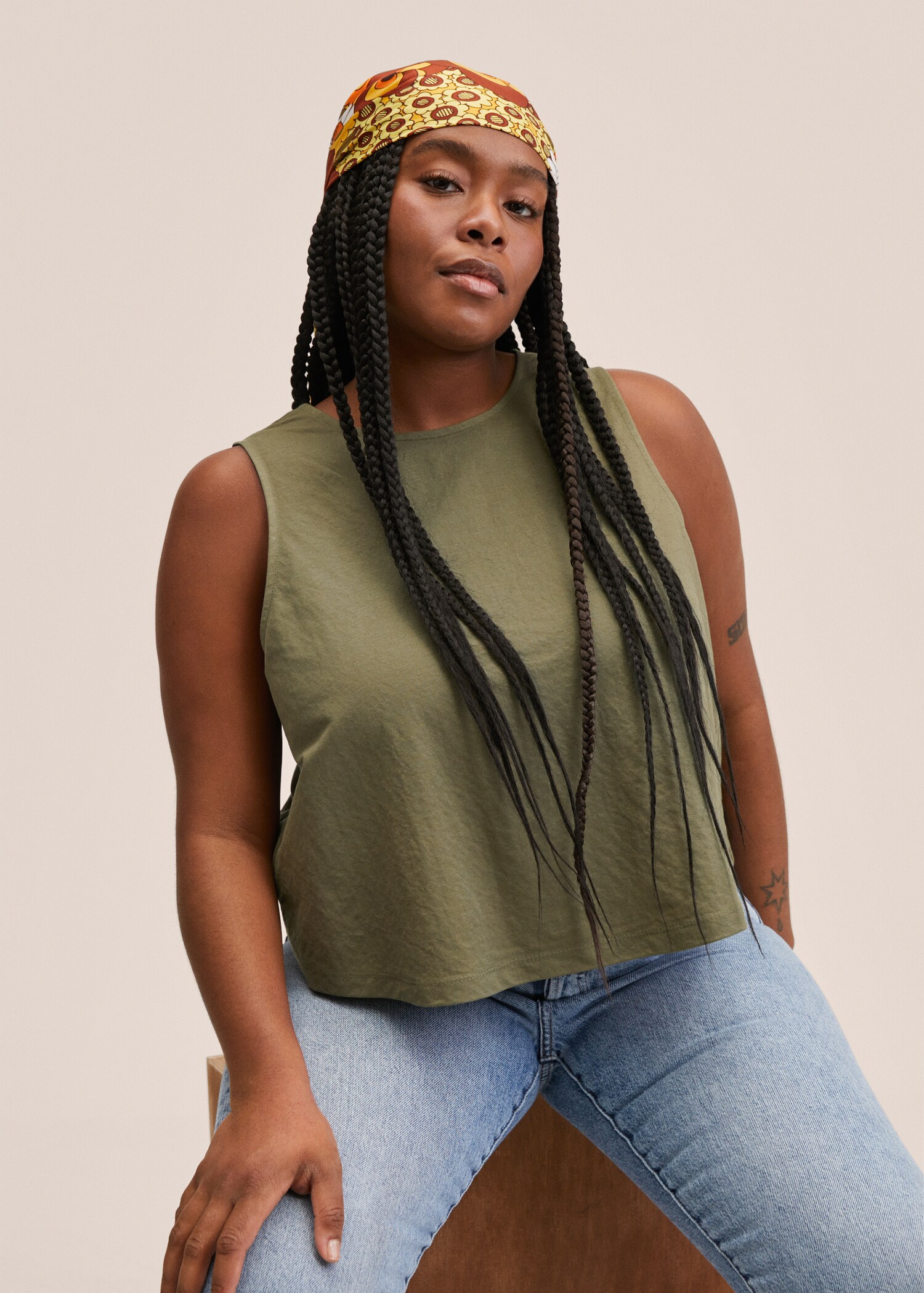 Flowy crop top - Details of the article 4