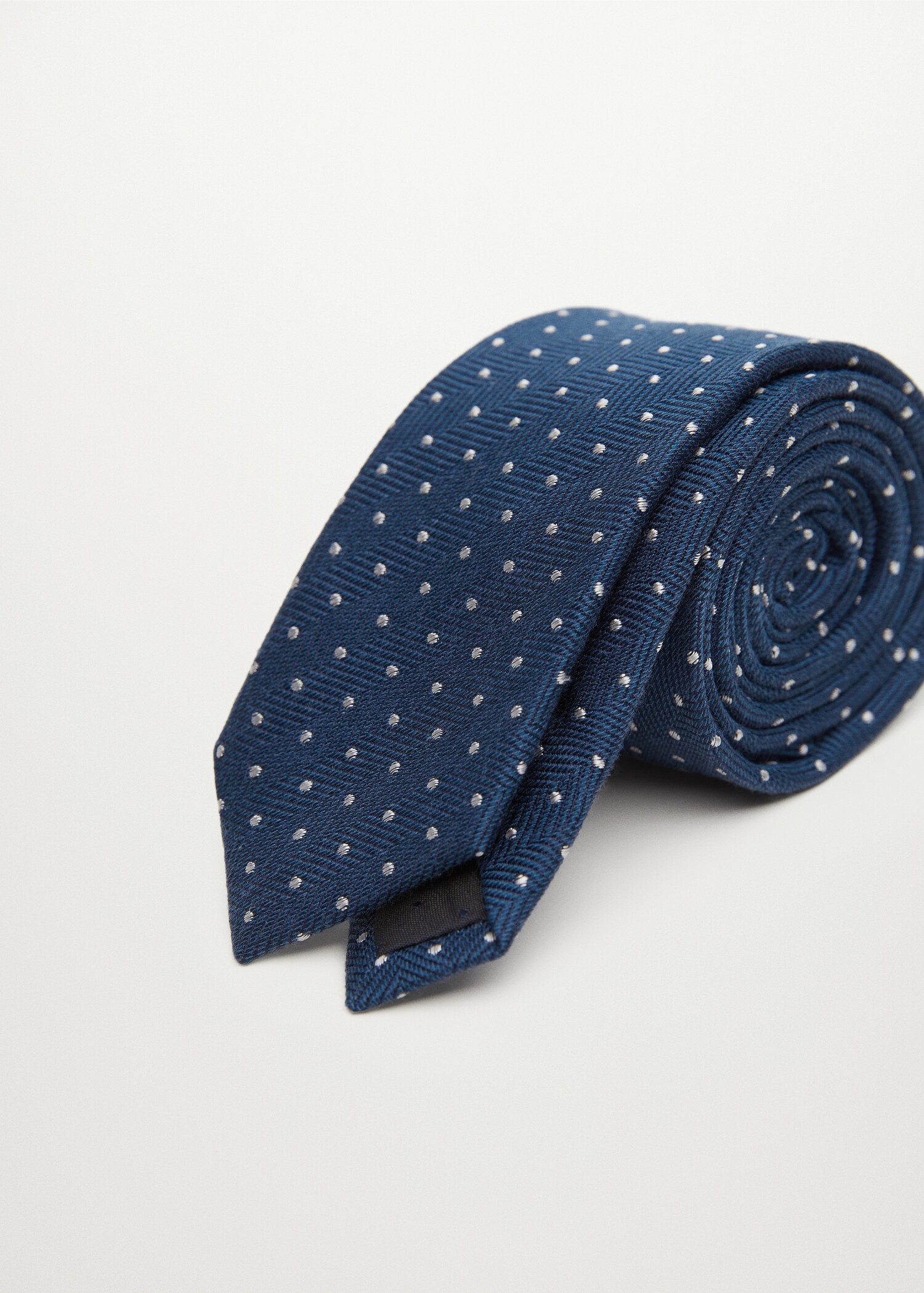 Corbata diseño lunares - Plano medio