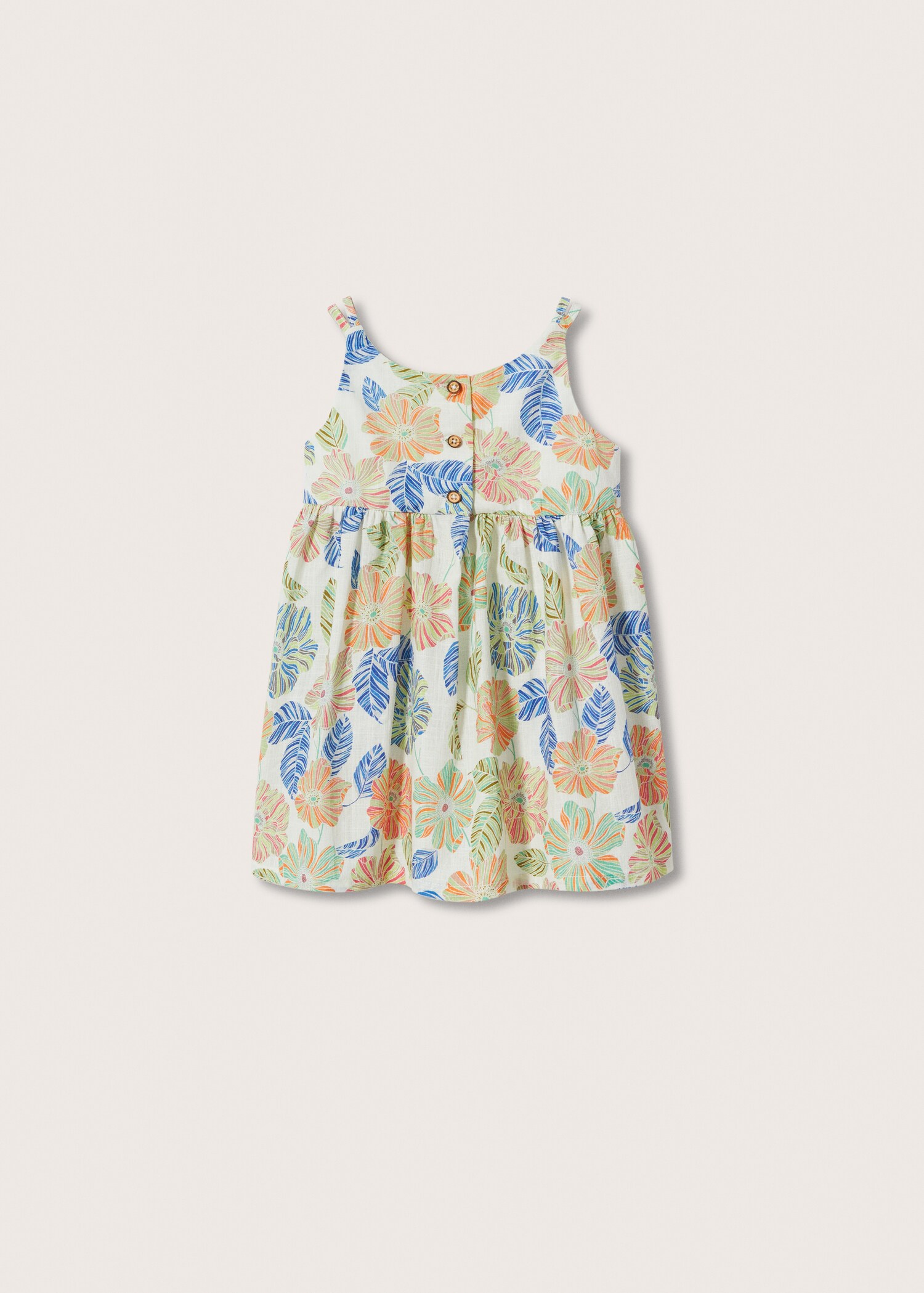 Tropical print dress - Article without model