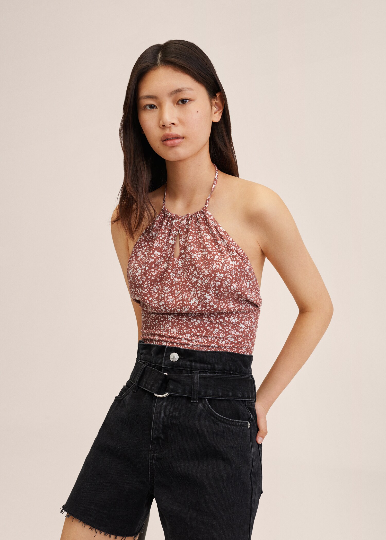 Floral print top - Medium plane