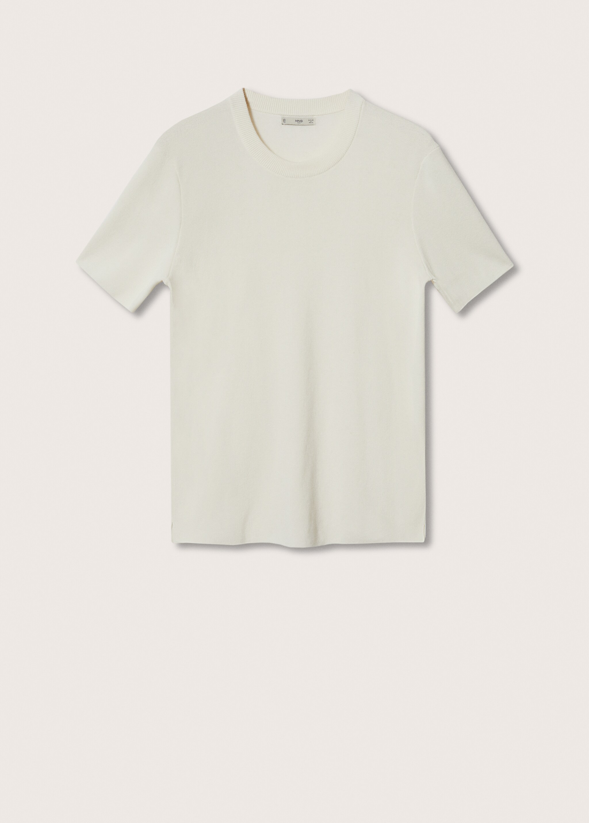 T-shirt av bomullslinneblandning - Artikel utan modell