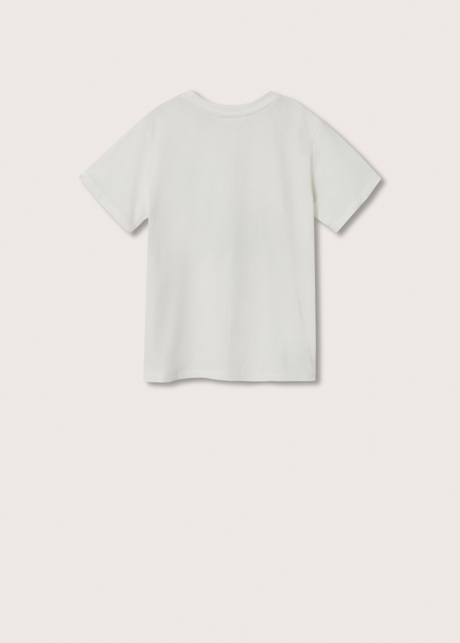 Embossed printed t-shirt - Reverse of the article
