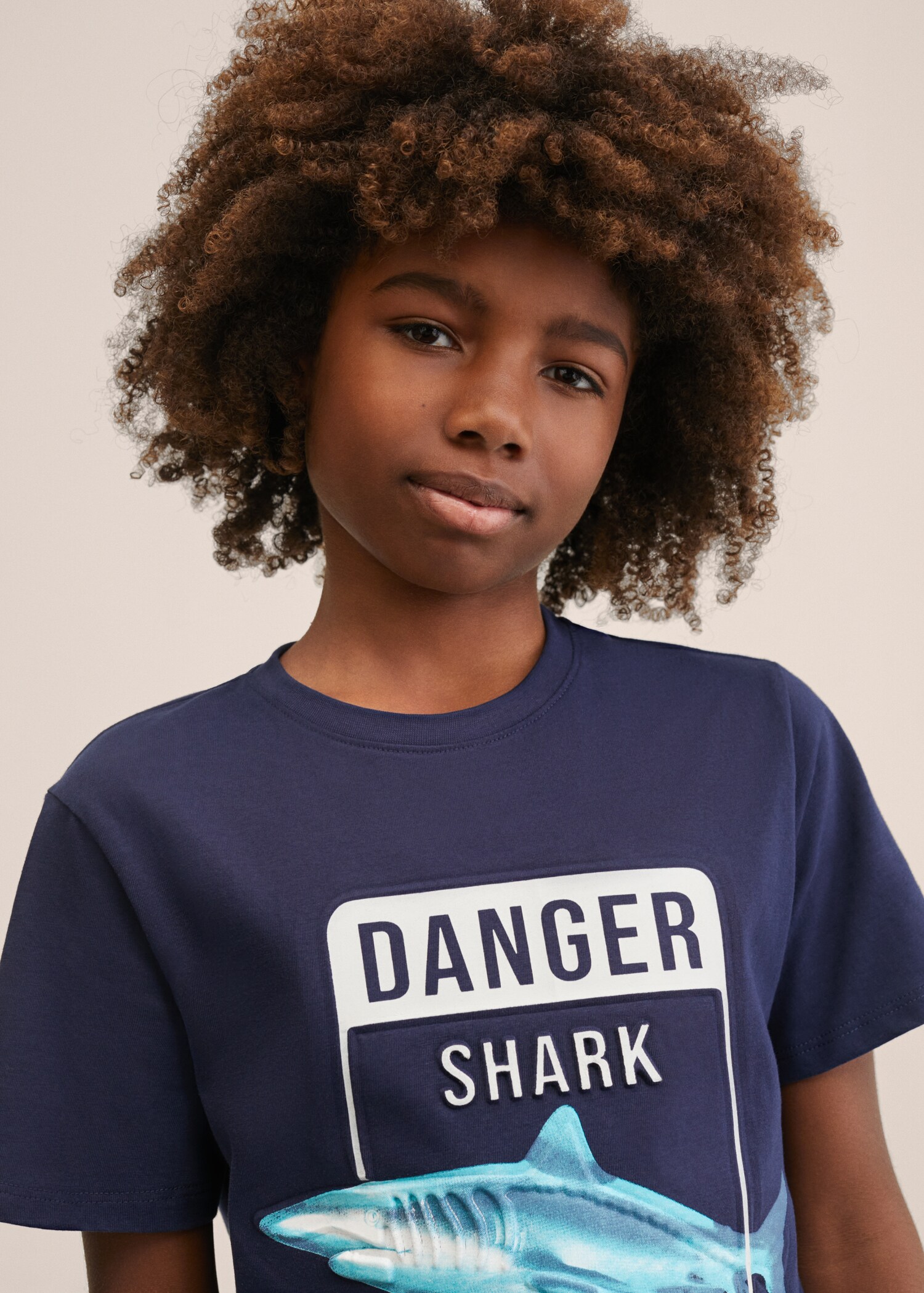 Embossed printed t-shirt - Medium plane