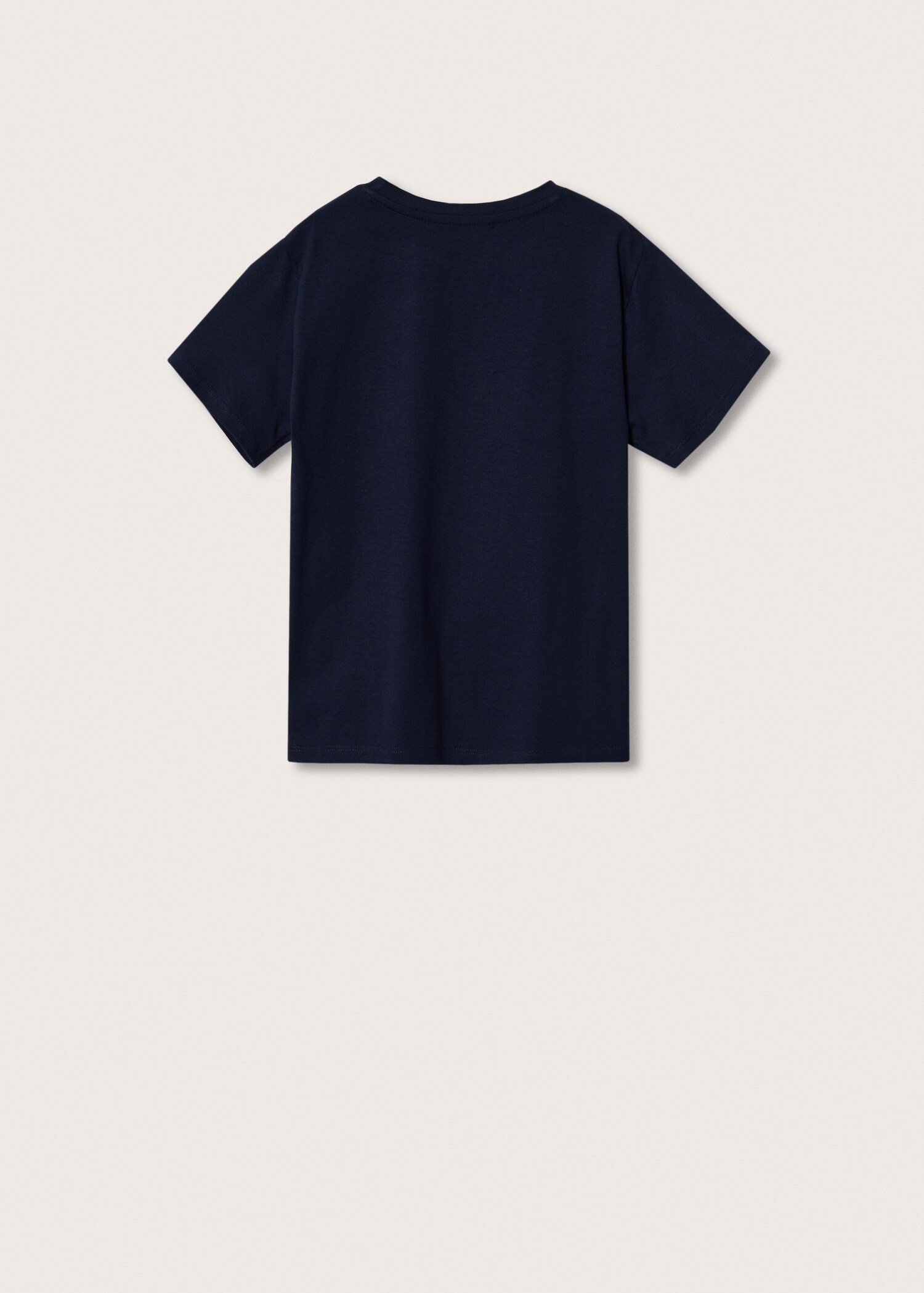 Embossed printed t-shirt - Reverse of the article