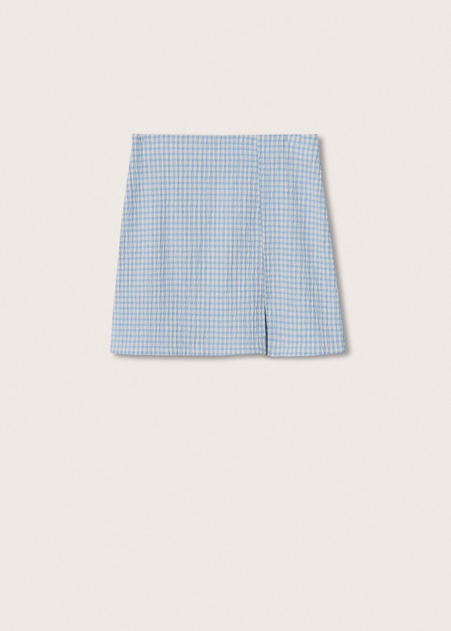 Gingham check miniskirt - Article without model