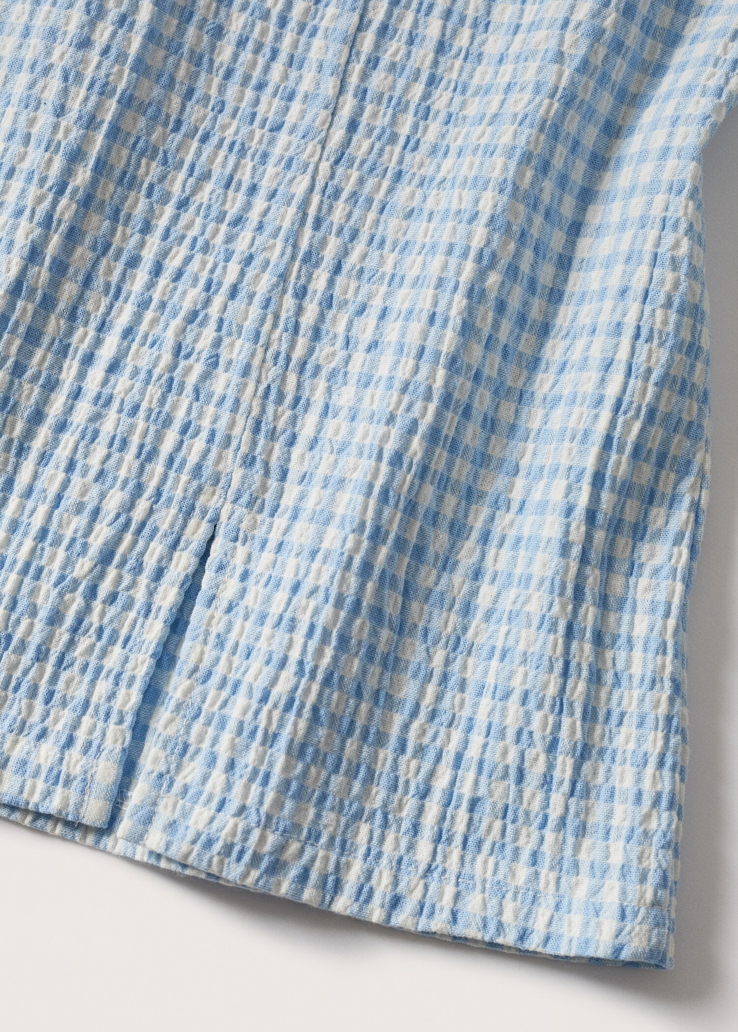 Gingham check miniskirt - Details of the article 8